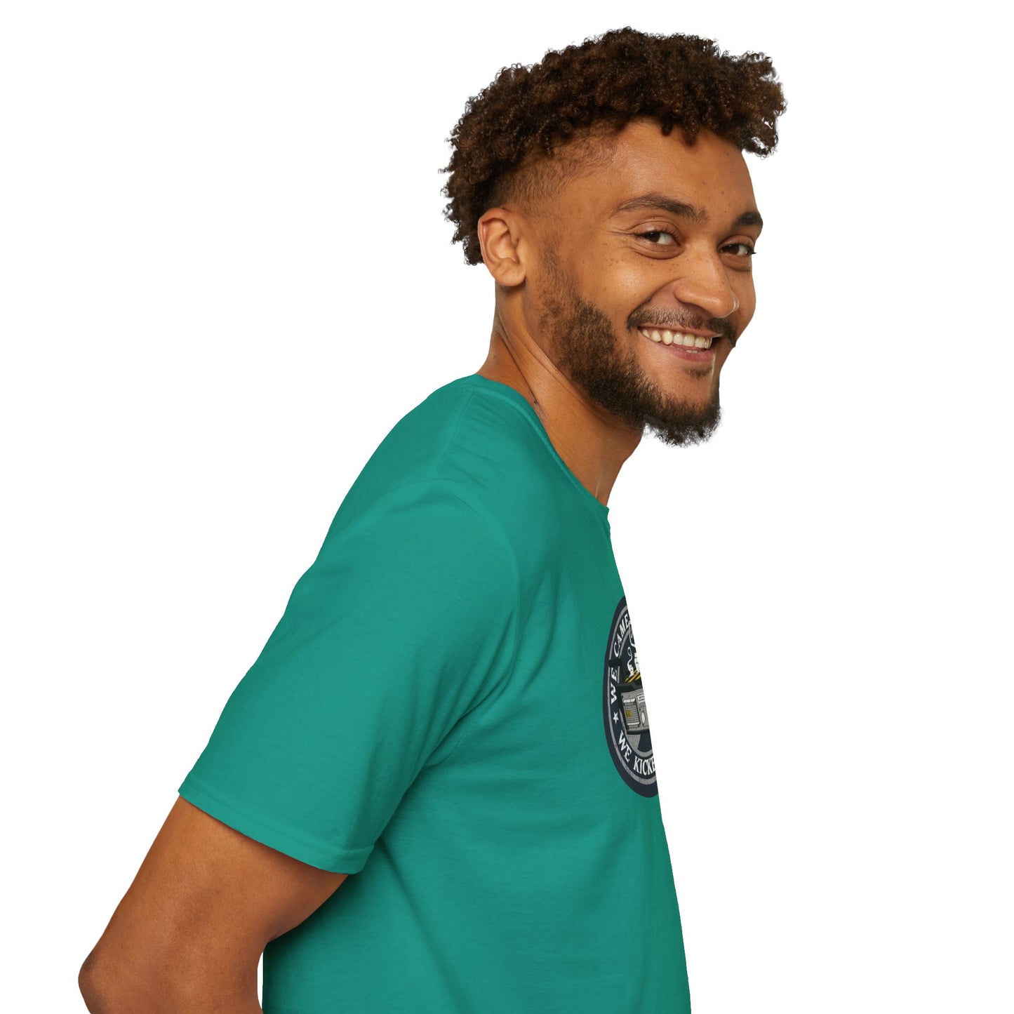 We Kicked It's Ass- Ghost Trap Unisex Softstyle Tee