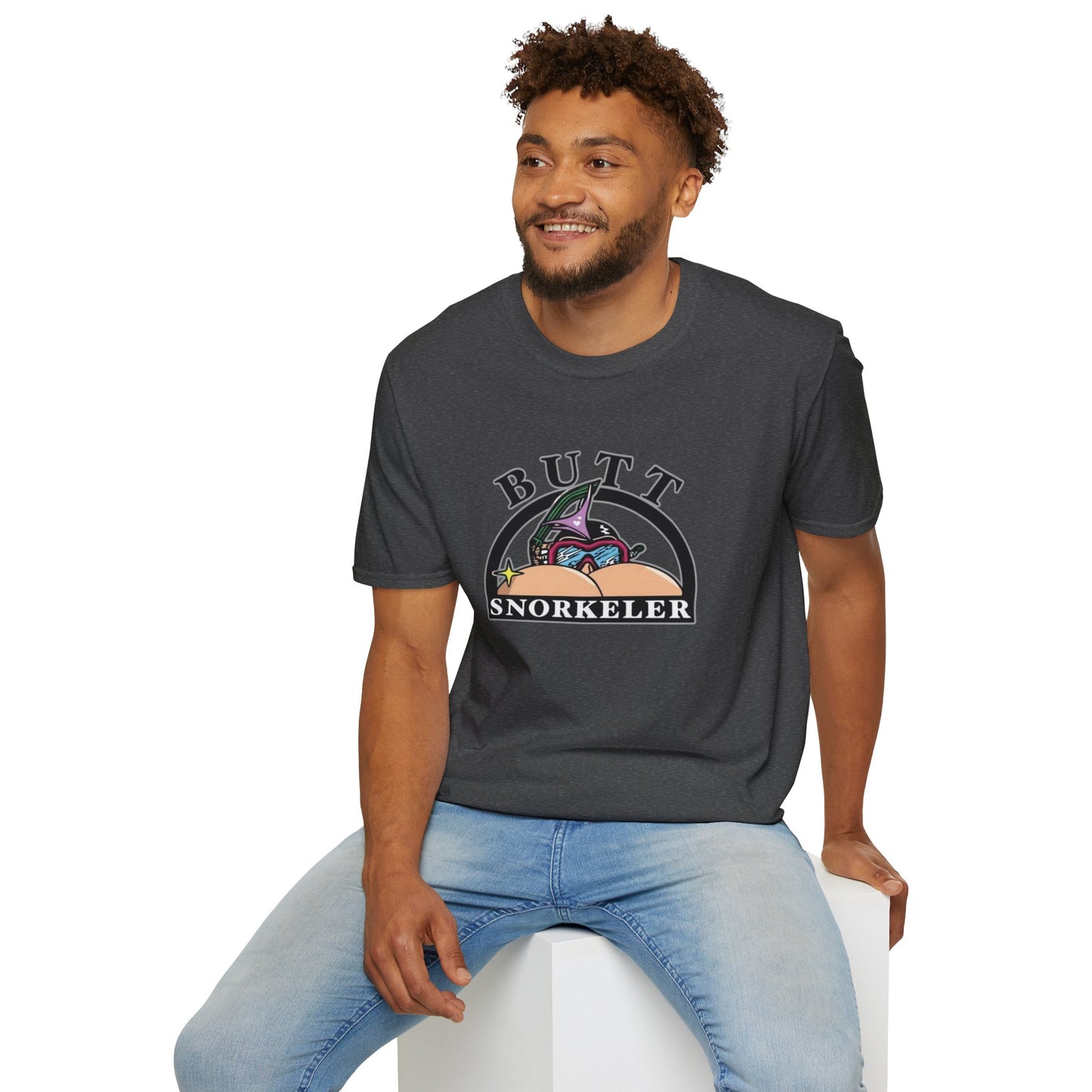 Butt Snorkeler Unisex Softstyle Tee