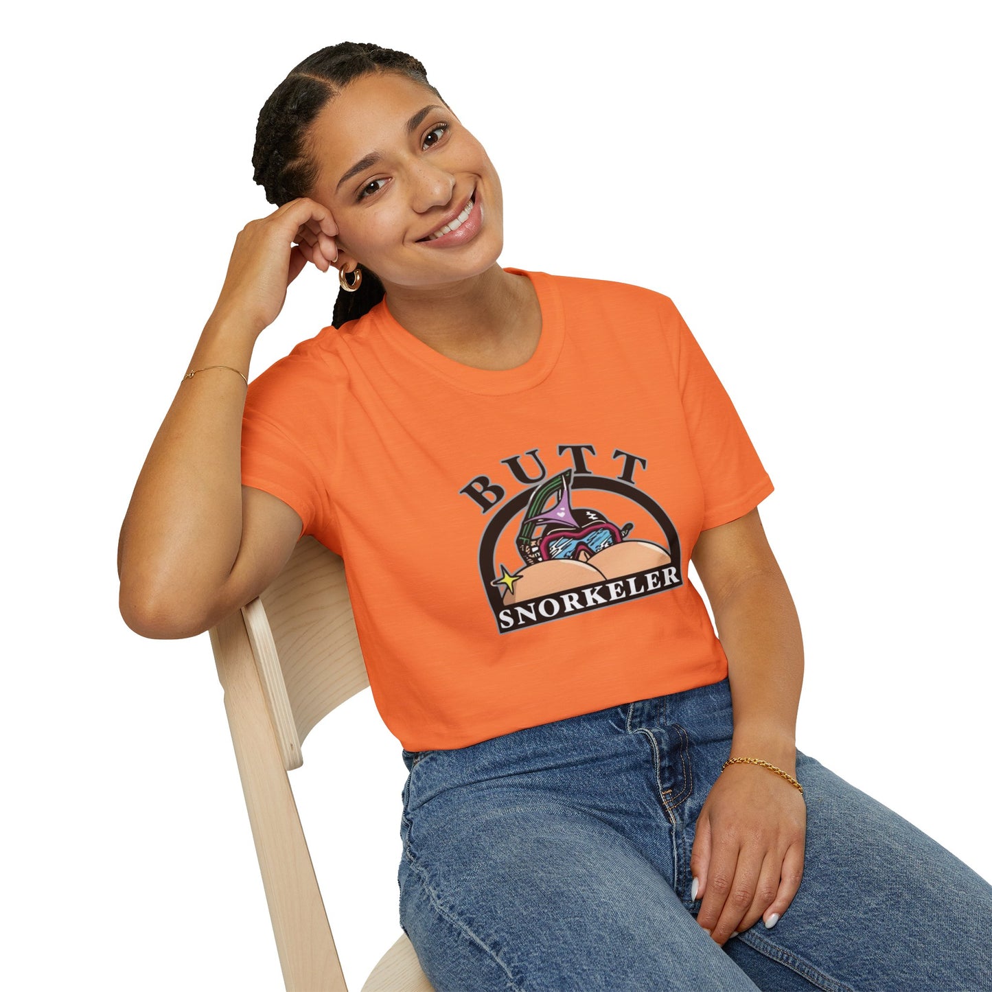 Butt Snorkeler Unisex Softstyle Tee