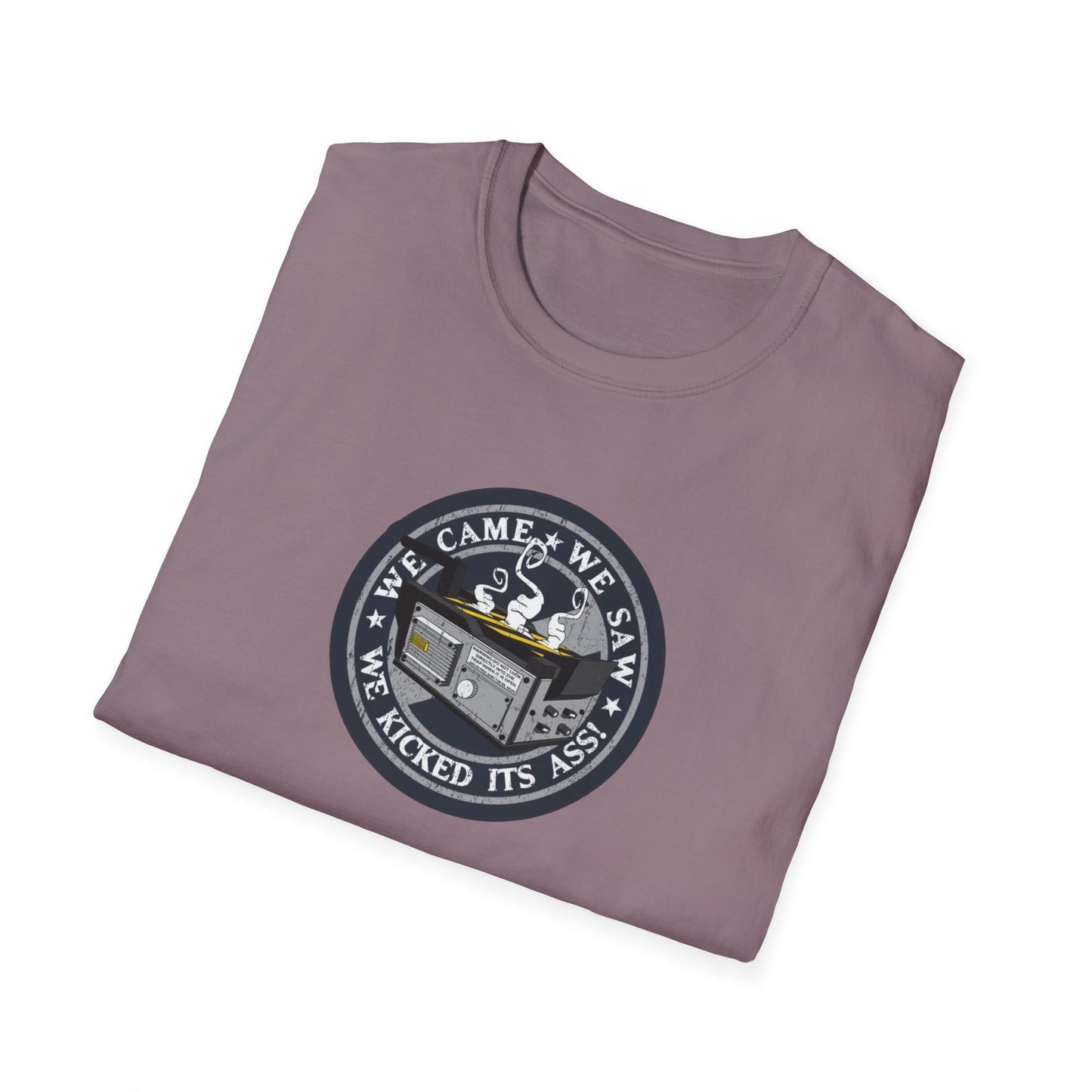 We Kicked It's Ass- Ghost Trap Unisex Softstyle Tee