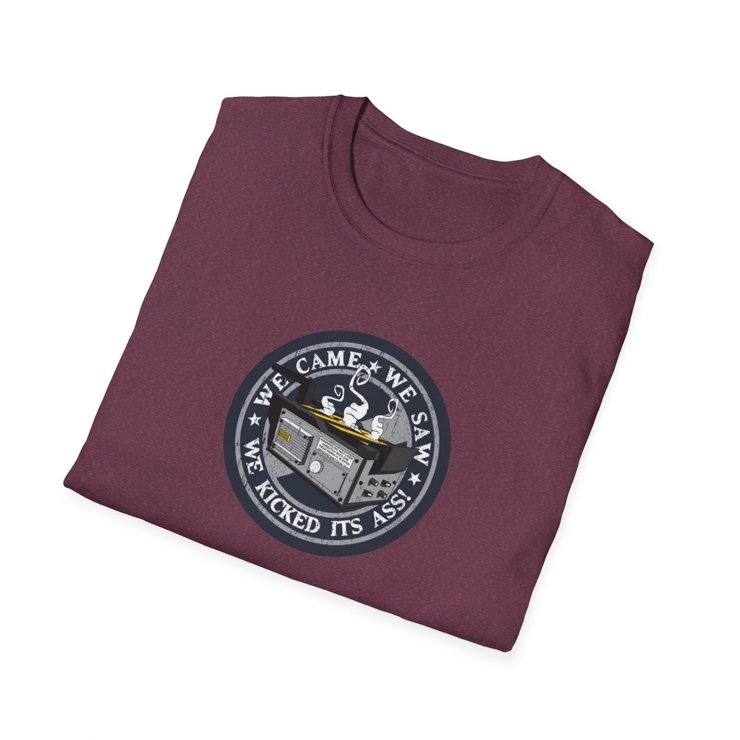 We Kicked It's Ass- Ghost Trap Unisex Softstyle Tee
