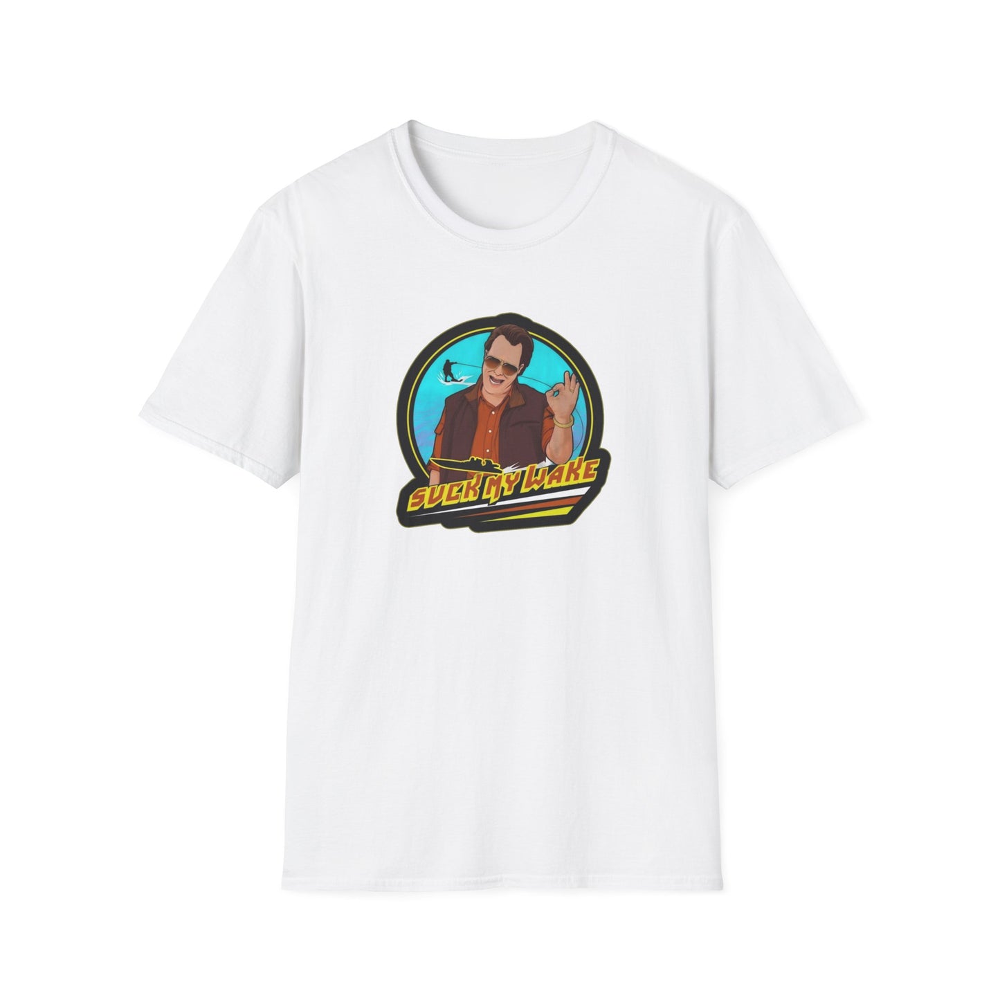 Suck My Wake Unisex Softstyle Tee