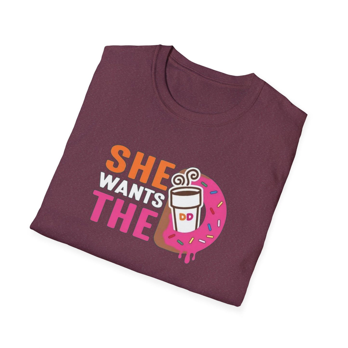 She Wants The D Unisex Softstyle Tee