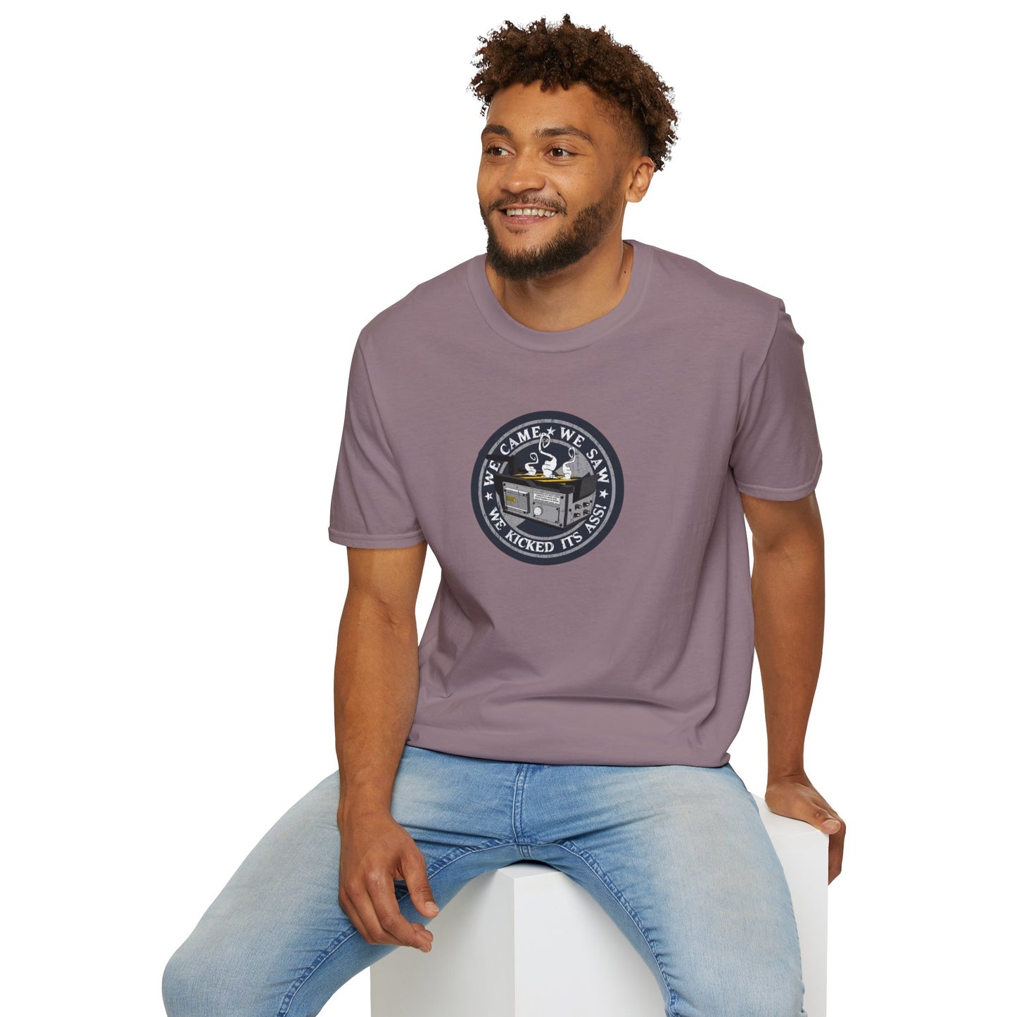 We Kicked It's Ass- Ghost Trap Unisex Softstyle Tee