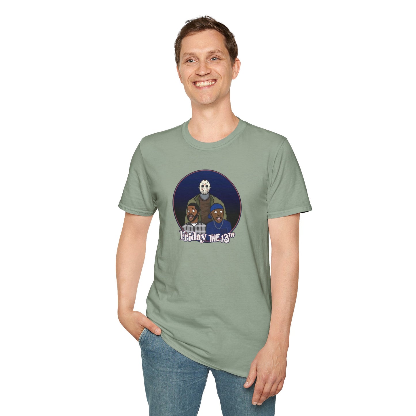 Friday - The 13th Jason Vorhees Mashup Unisex Softstyle Tee