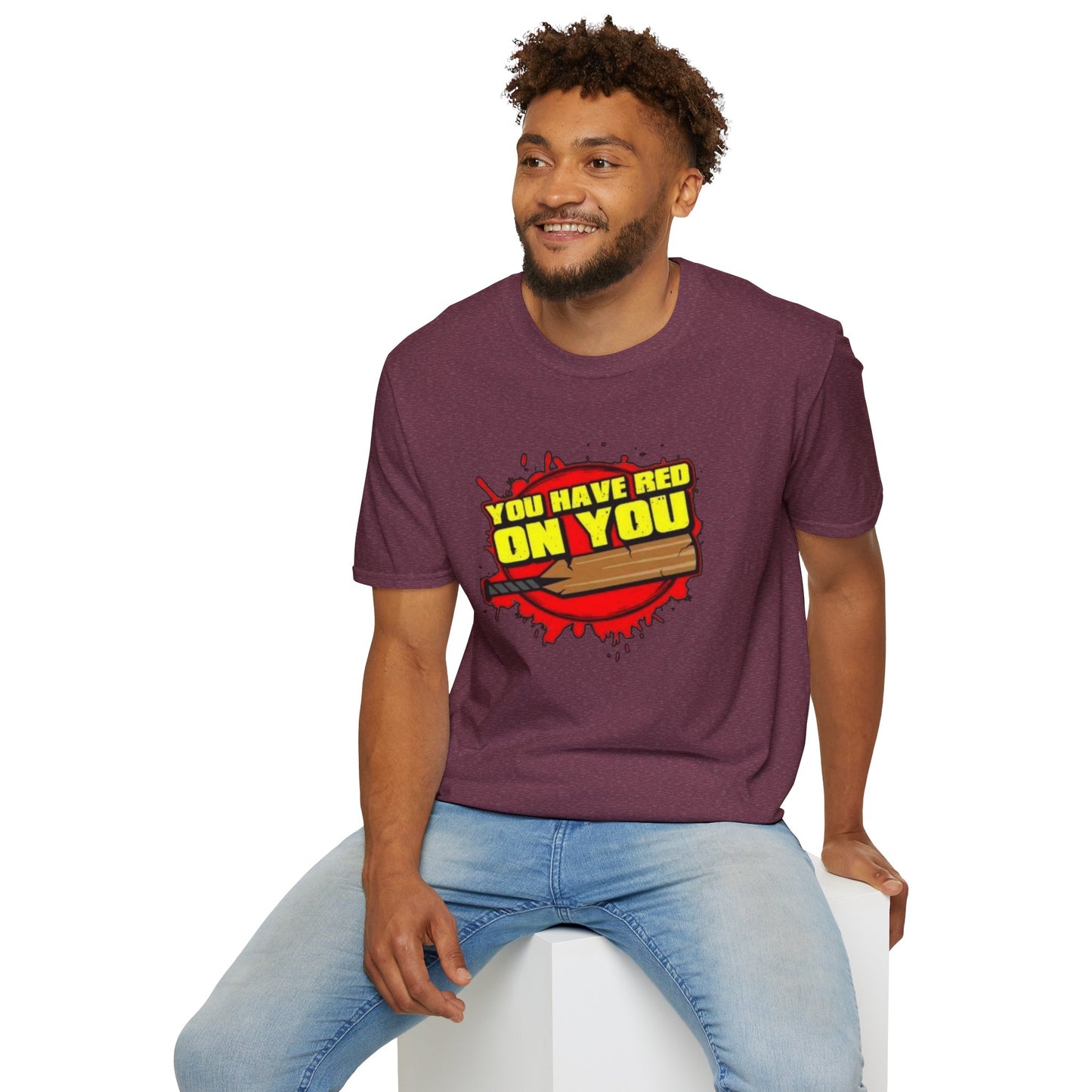 You Got Red On You Unisex Softstyle Tee