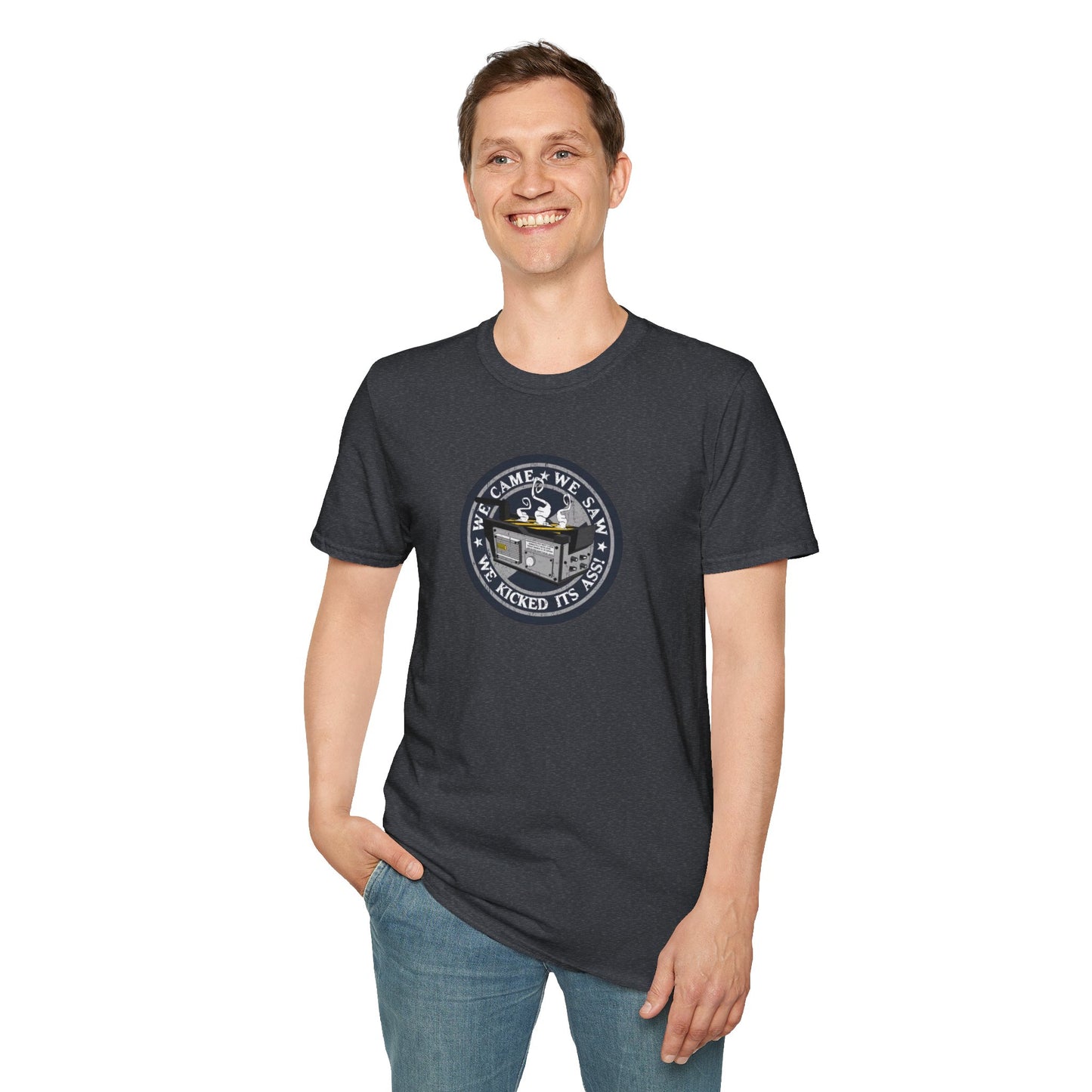 We Kicked It's Ass- Ghost Trap Unisex Softstyle Tee
