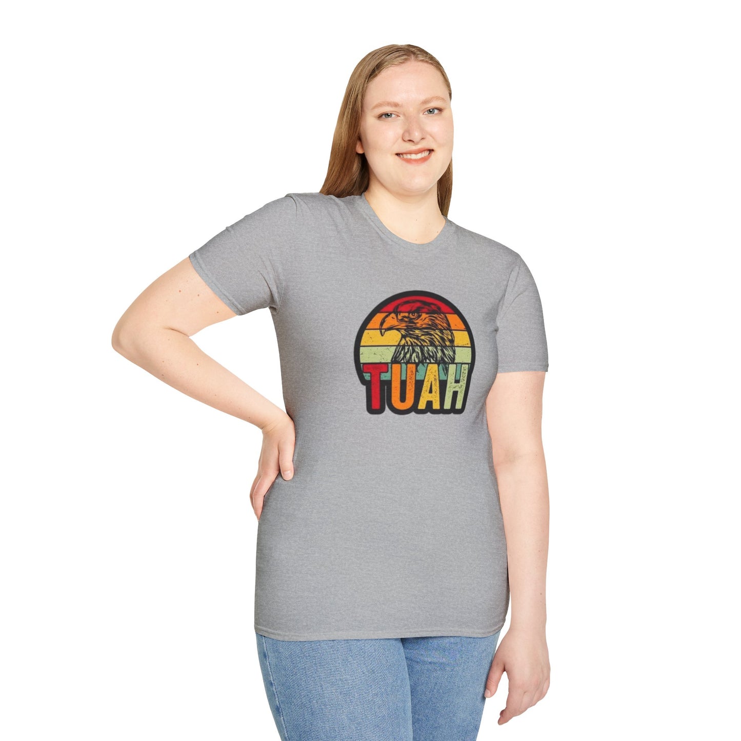Hawk Tuah Unisex Softstyle Tee