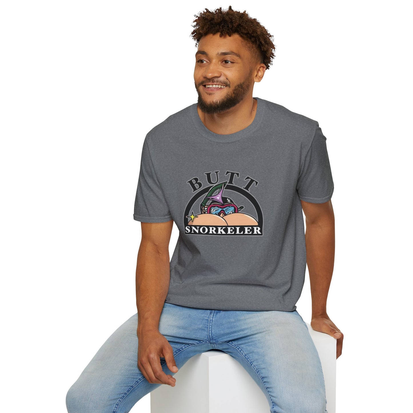 Butt Snorkeler Unisex Softstyle Tee