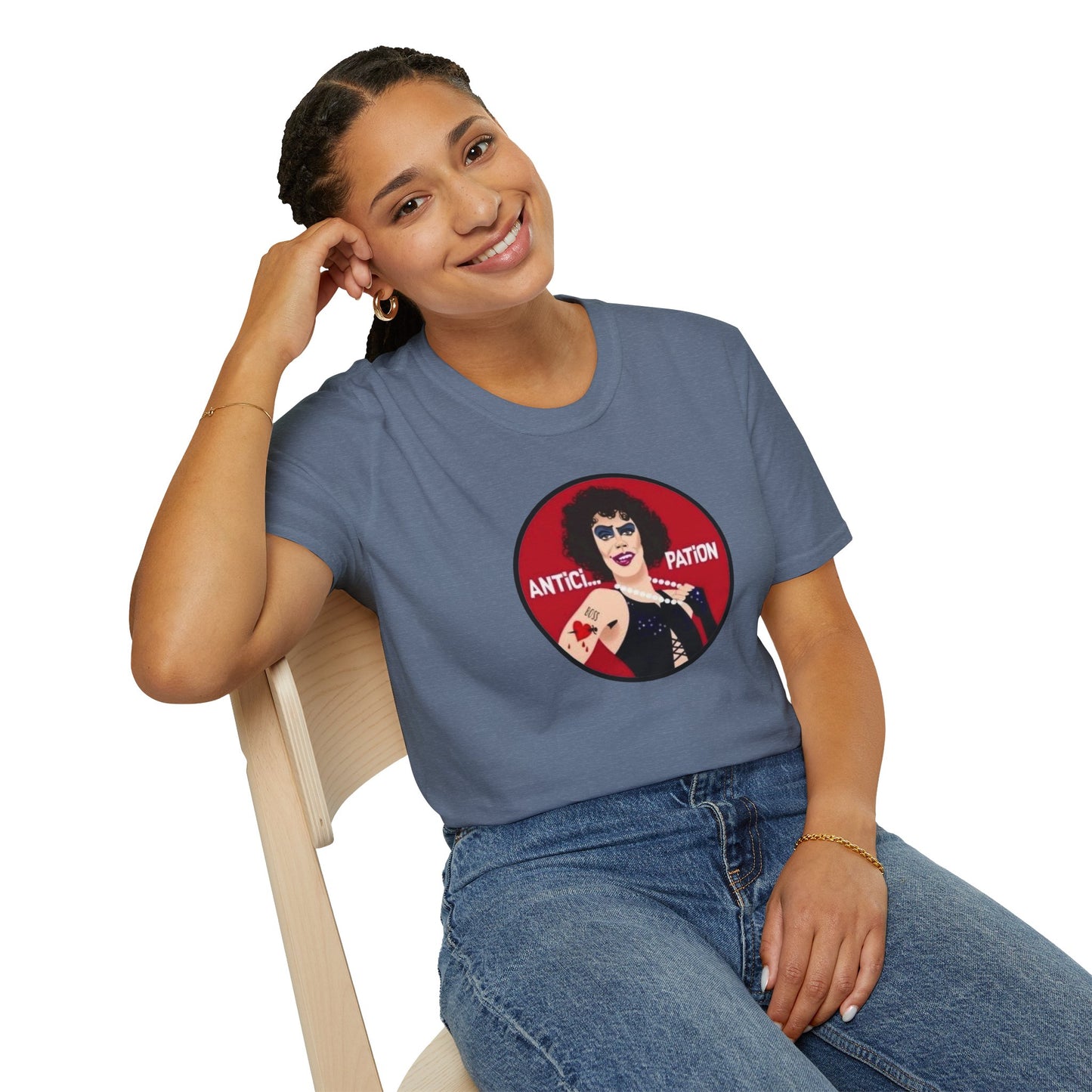 Dr Frank N Furter Anticipation Unisex Softstyle Tee