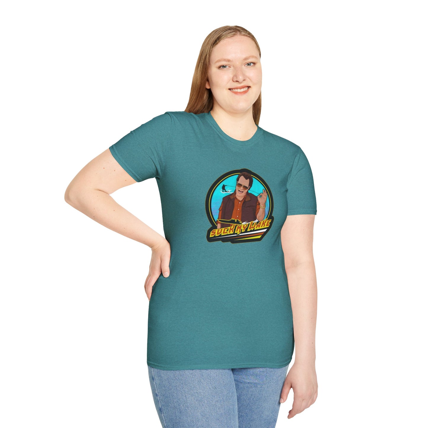 Suck My Wake Unisex Softstyle Tee