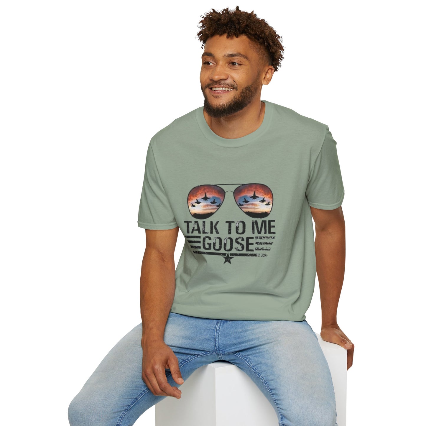 Talk To Me Goose Unisex Softstyle Tee