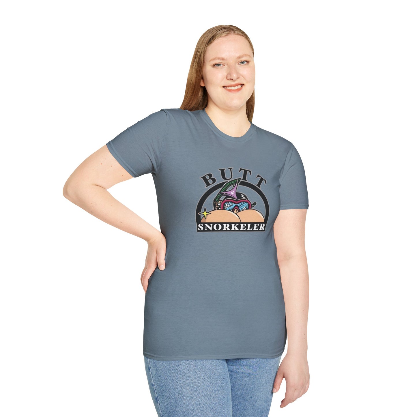 Butt Snorkeler Unisex Softstyle Tee