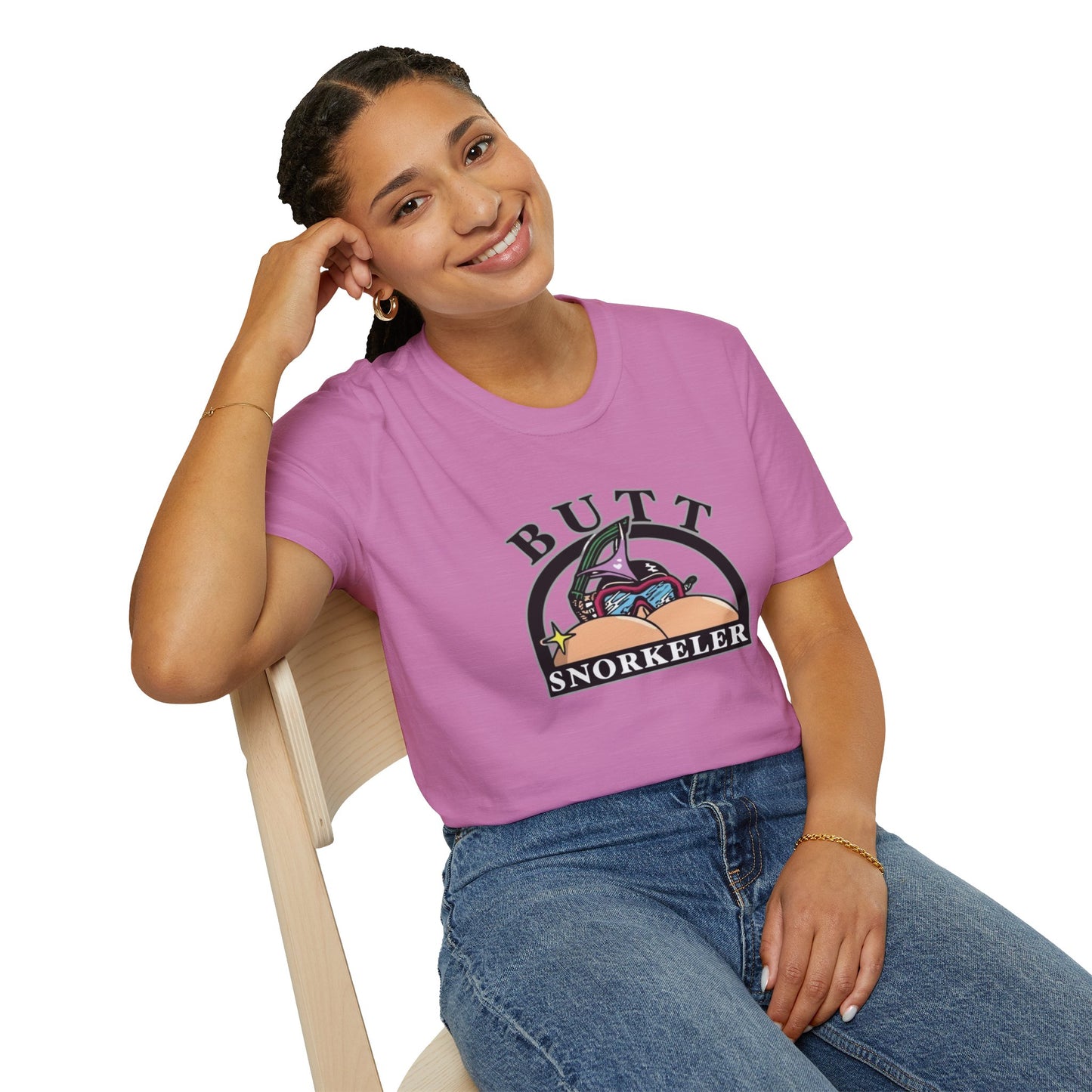Butt Snorkeler Unisex Softstyle Tee