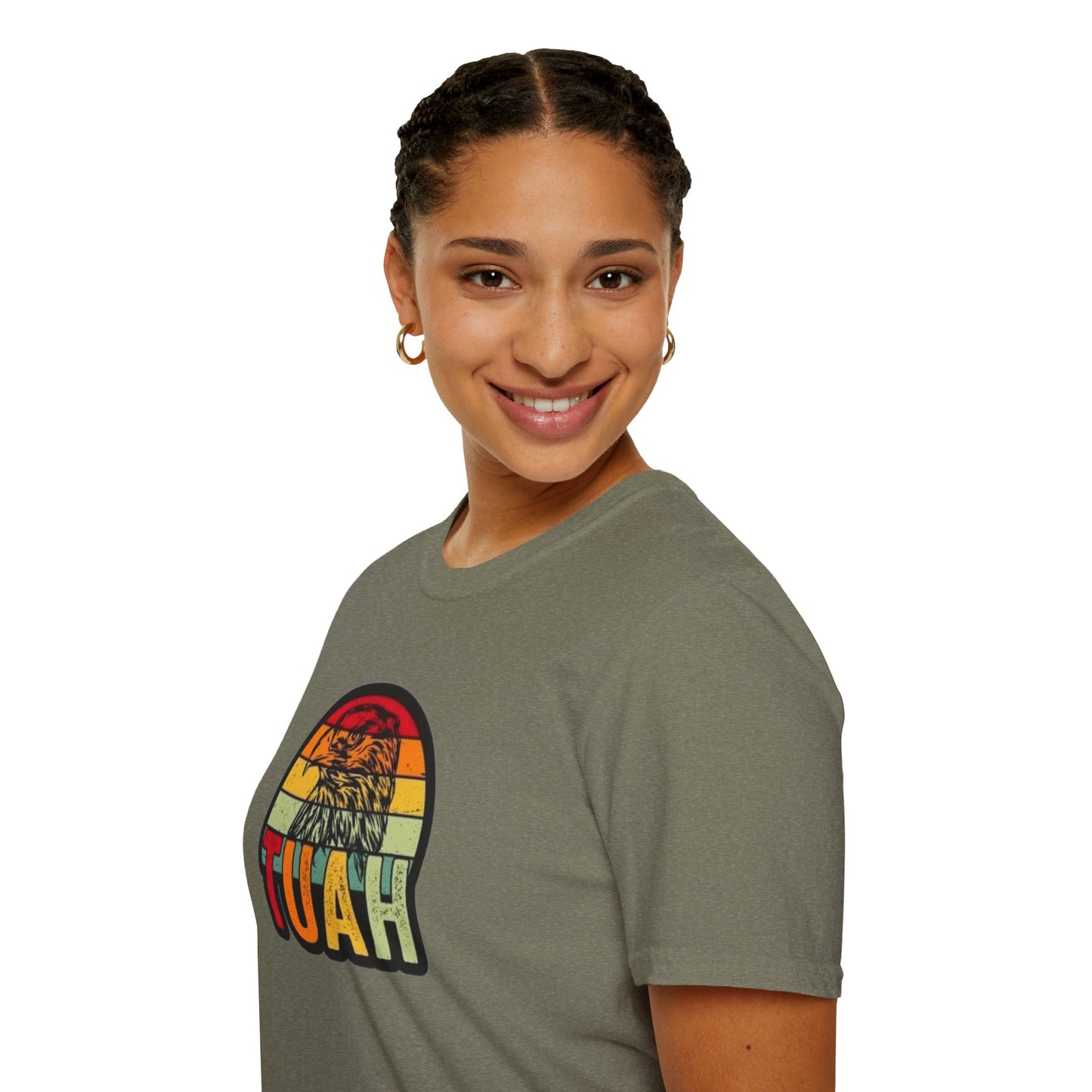 Hawk Tuah Unisex Softstyle Tee