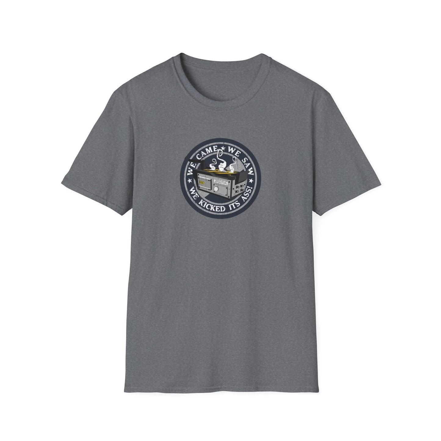 We Kicked It's Ass- Ghost Trap Unisex Softstyle Tee