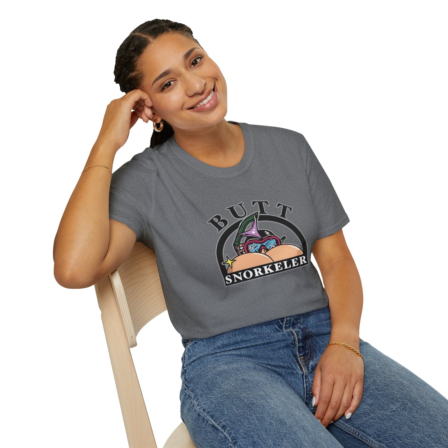 Butt Snorkeler Unisex Softstyle Tee