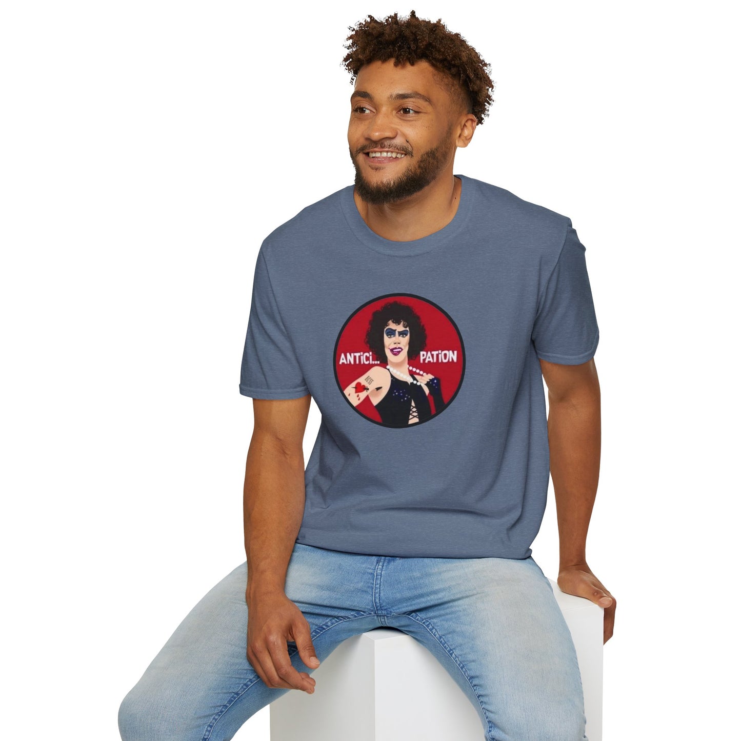Dr Frank N Furter Anticipation Unisex Softstyle Tee