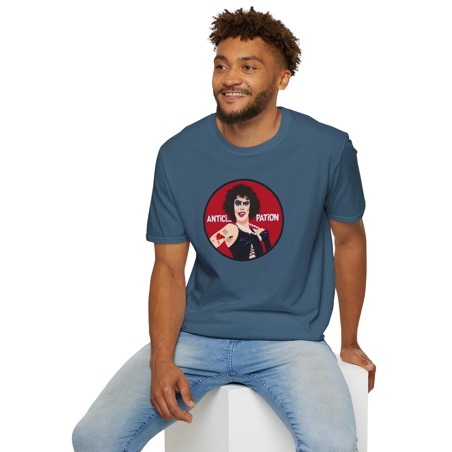 Dr Frank N Furter Anticipation Unisex Softstyle Tee