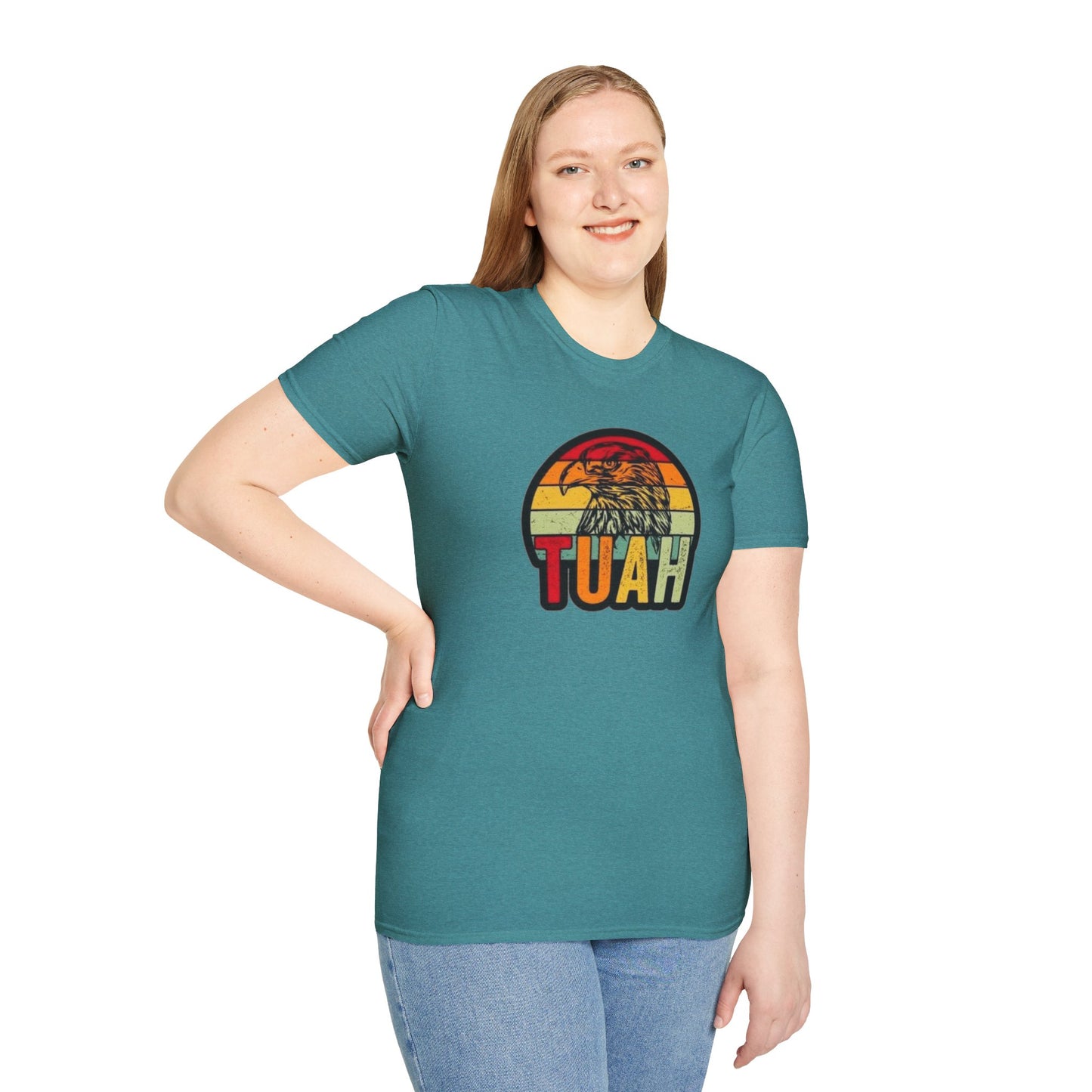 Hawk Tuah Unisex Softstyle Tee