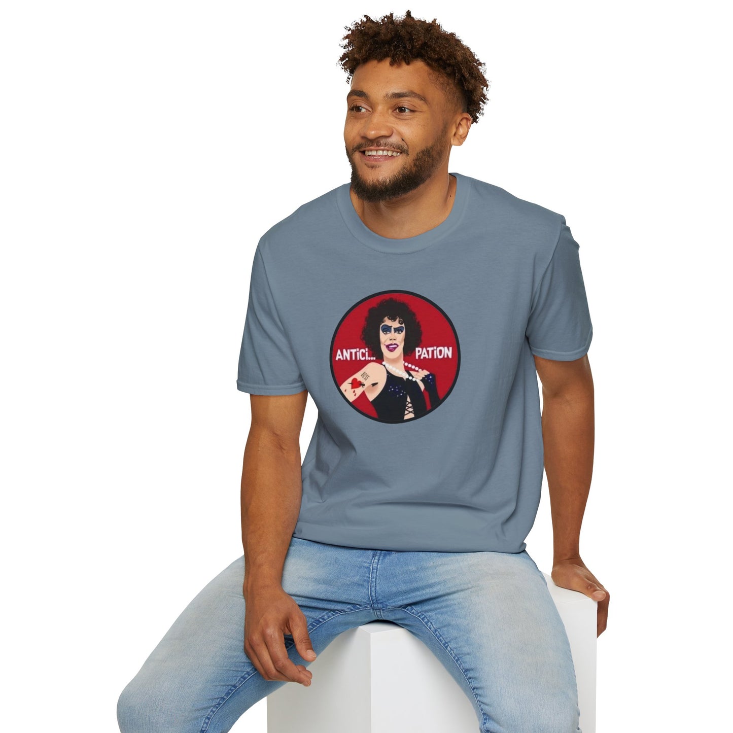 Dr Frank N Furter Anticipation Unisex Softstyle Tee