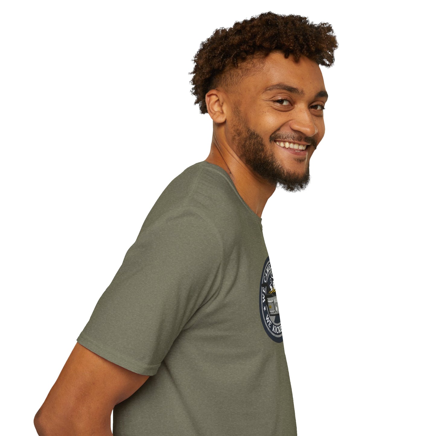 We Kicked It's Ass- Ghost Trap Unisex Softstyle Tee