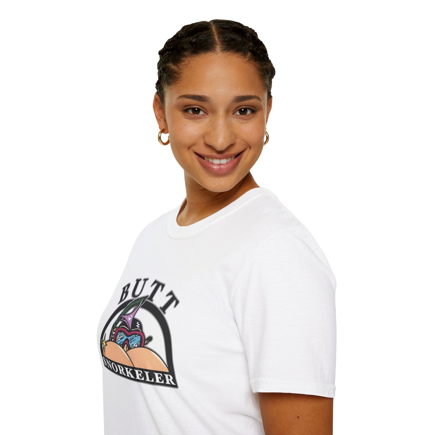 Butt Snorkeler Unisex Softstyle Tee