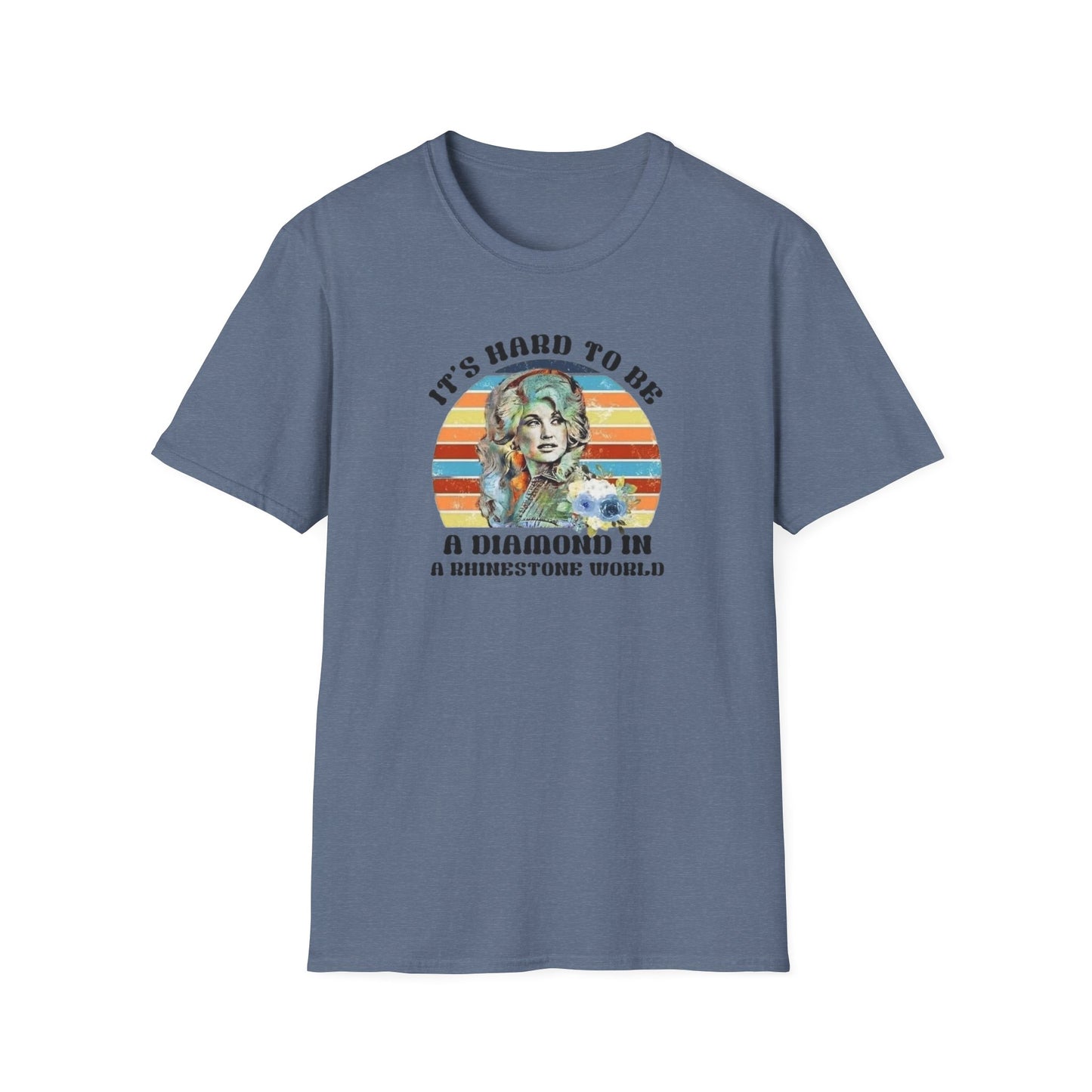 Diamond in a Rhinestone World Unisex Softstyle Tee