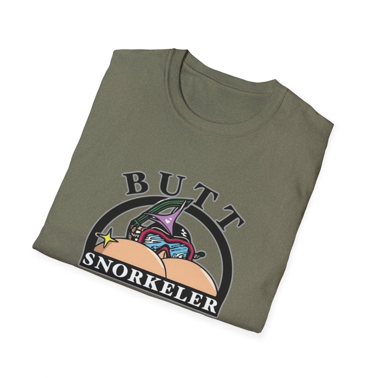 Butt Snorkeler Unisex Softstyle Tee
