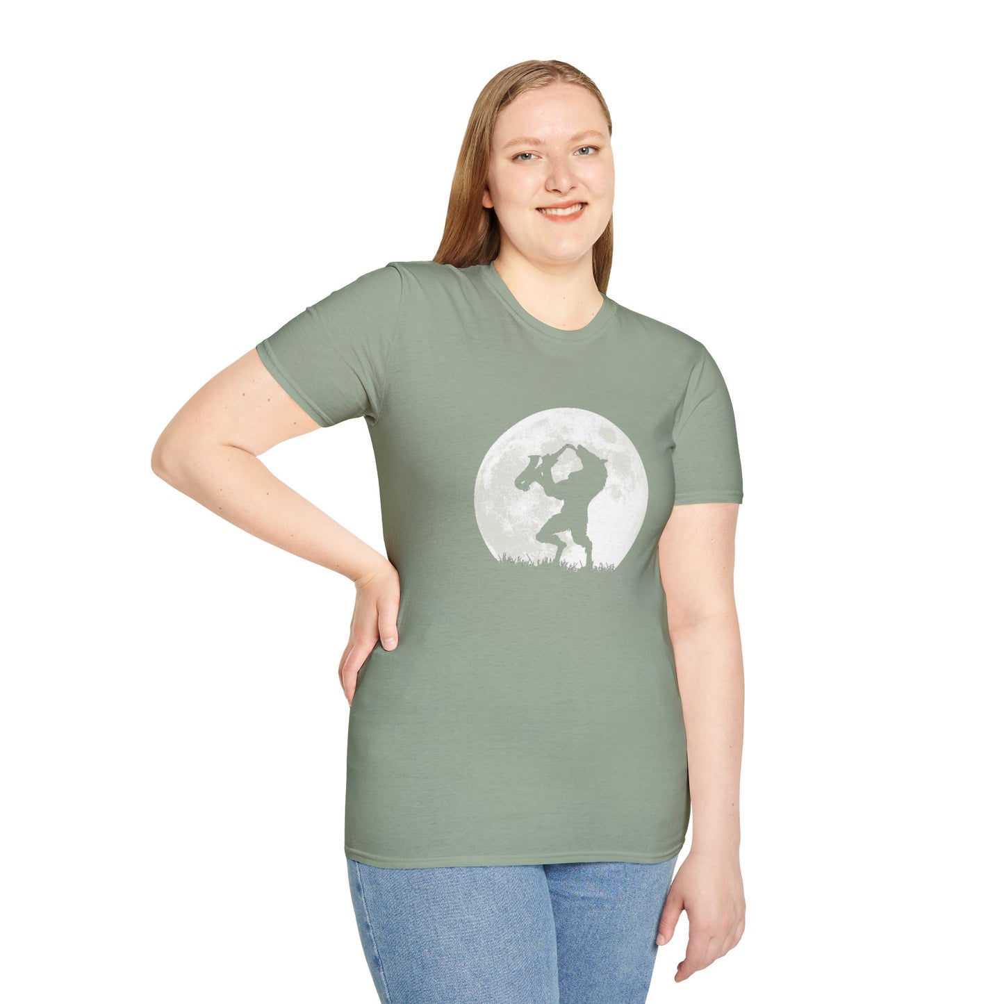 Saxy Jazz Werewolf Unisex Softstyle Tee