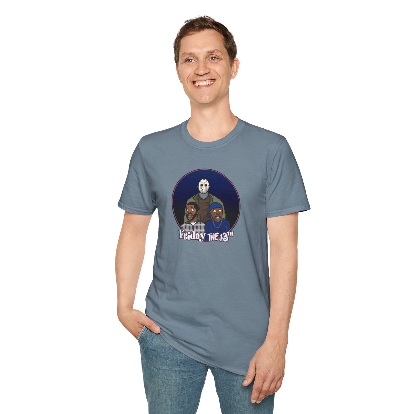 Friday - The 13th Jason Vorhees Mashup Unisex Softstyle Tee