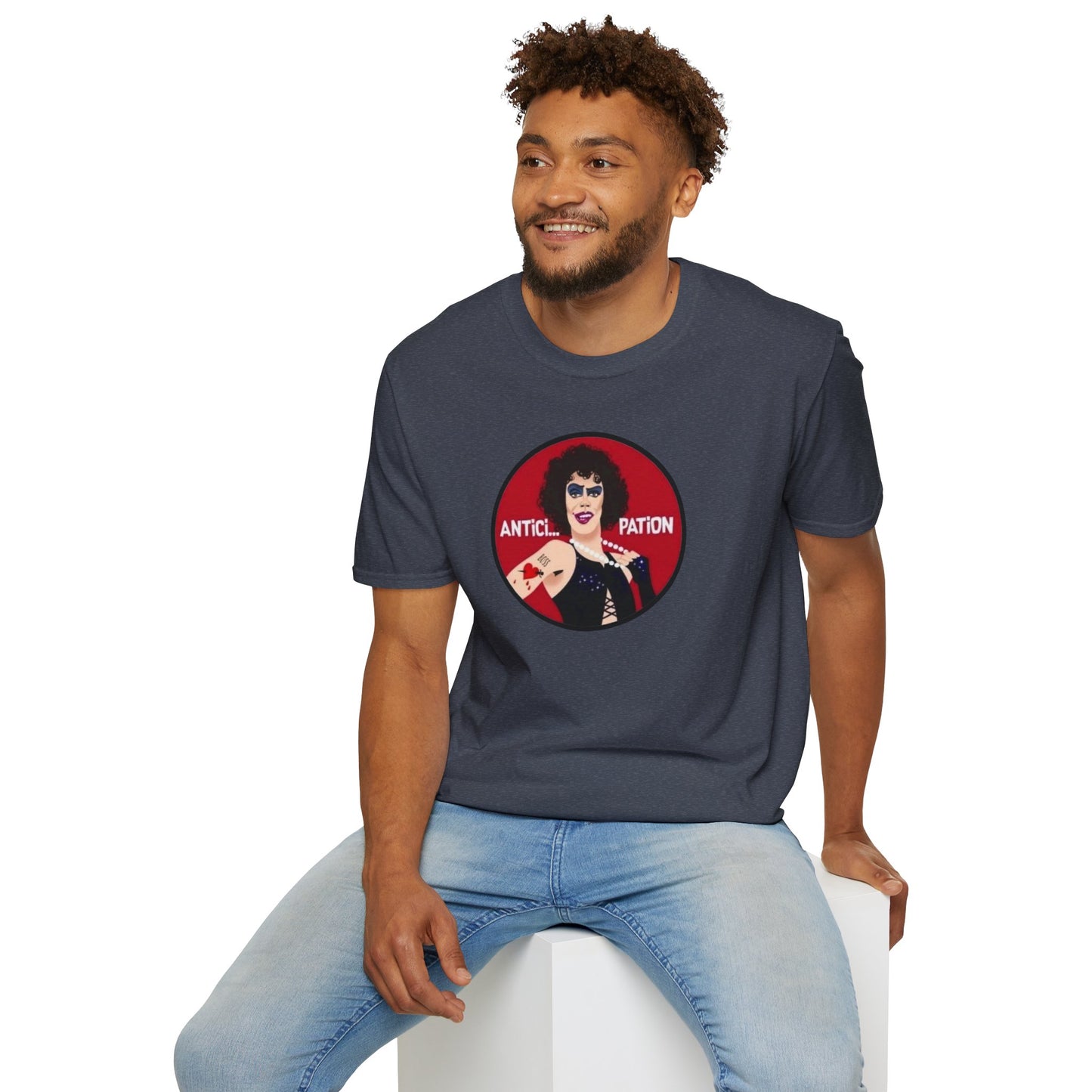 Dr Frank N Furter Anticipation Unisex Softstyle Tee