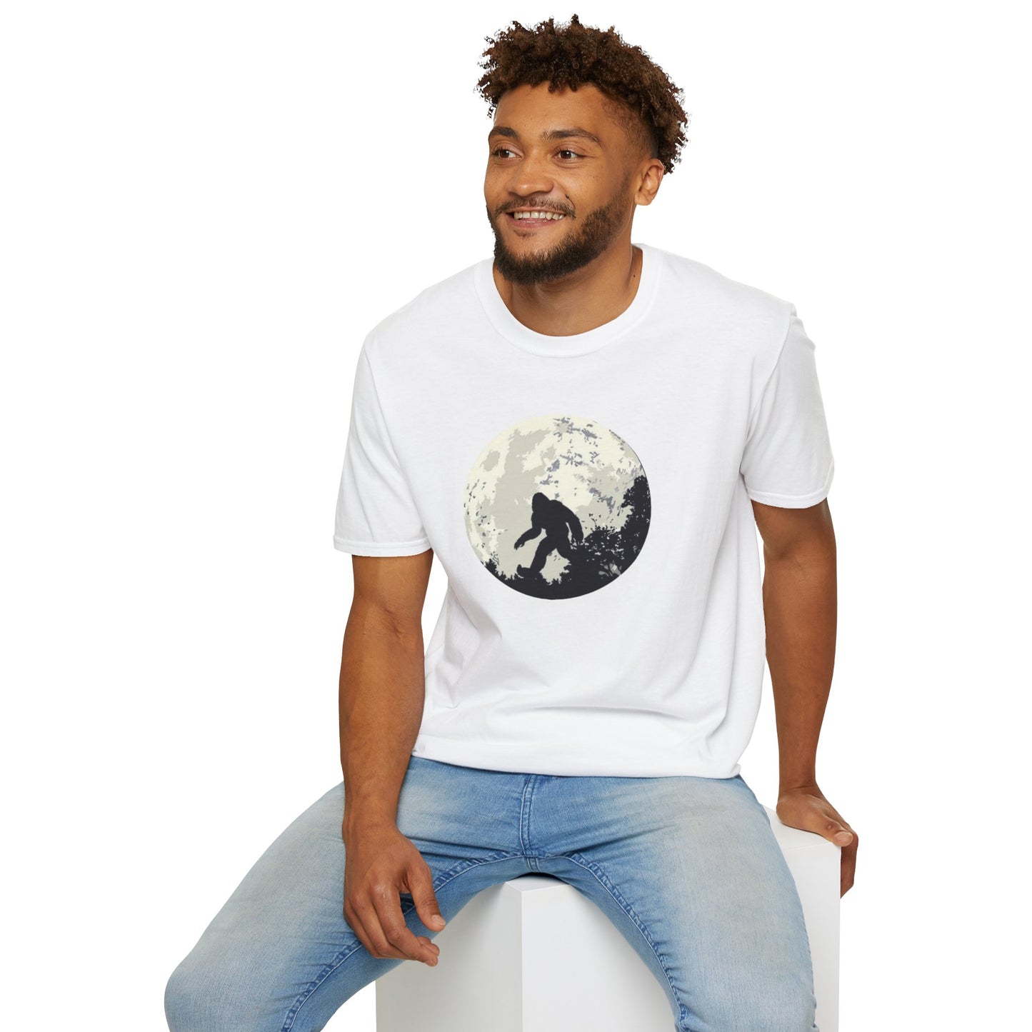 Full Moon Bigfoot Unisex Softstyle Tee