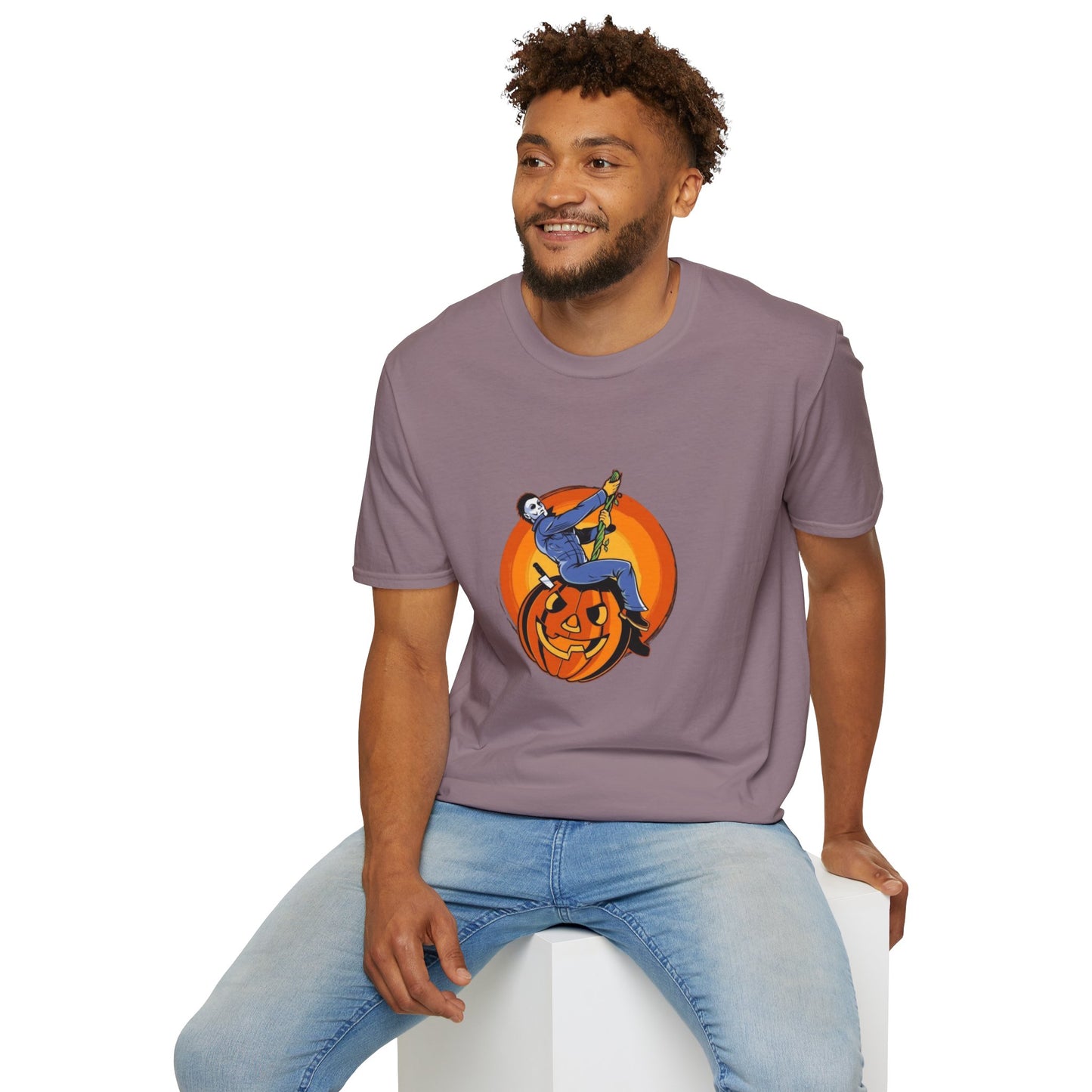 Michael Myers Wrecking Ball Unisex Softstyle Tee