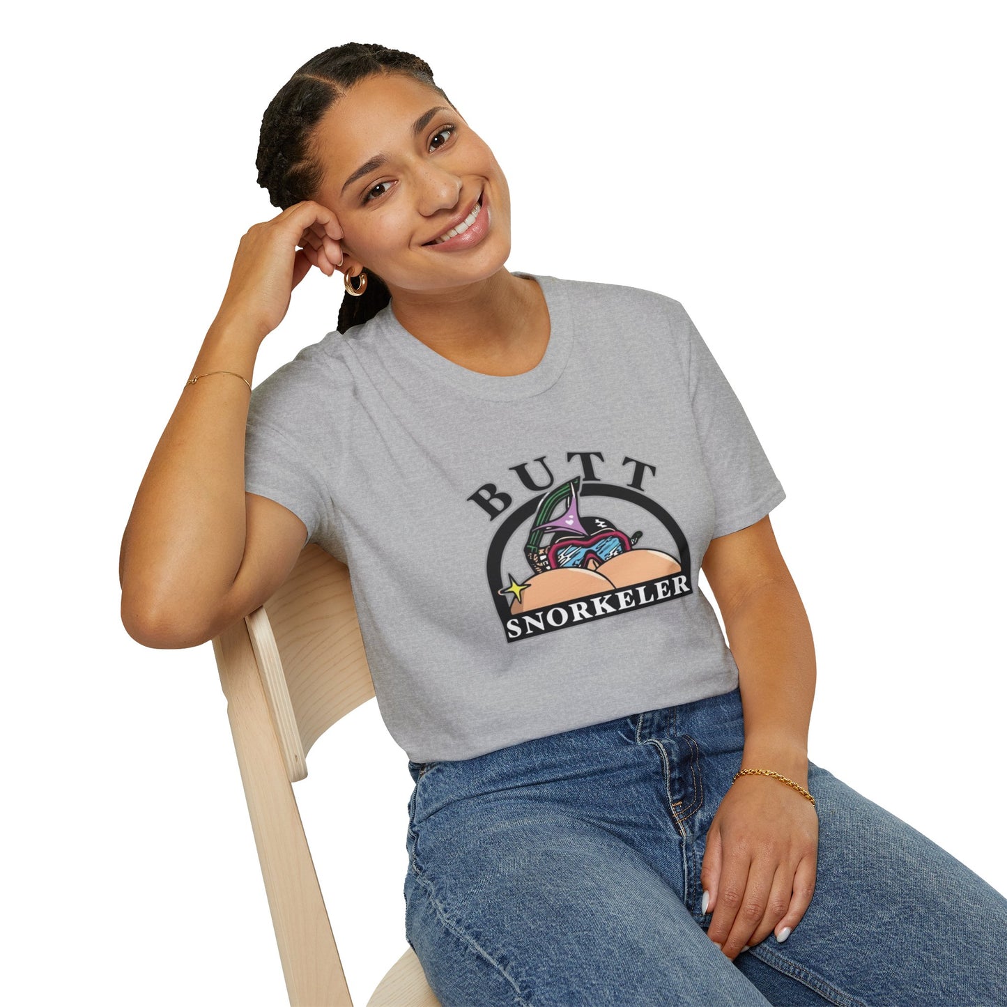 Butt Snorkeler Unisex Softstyle Tee