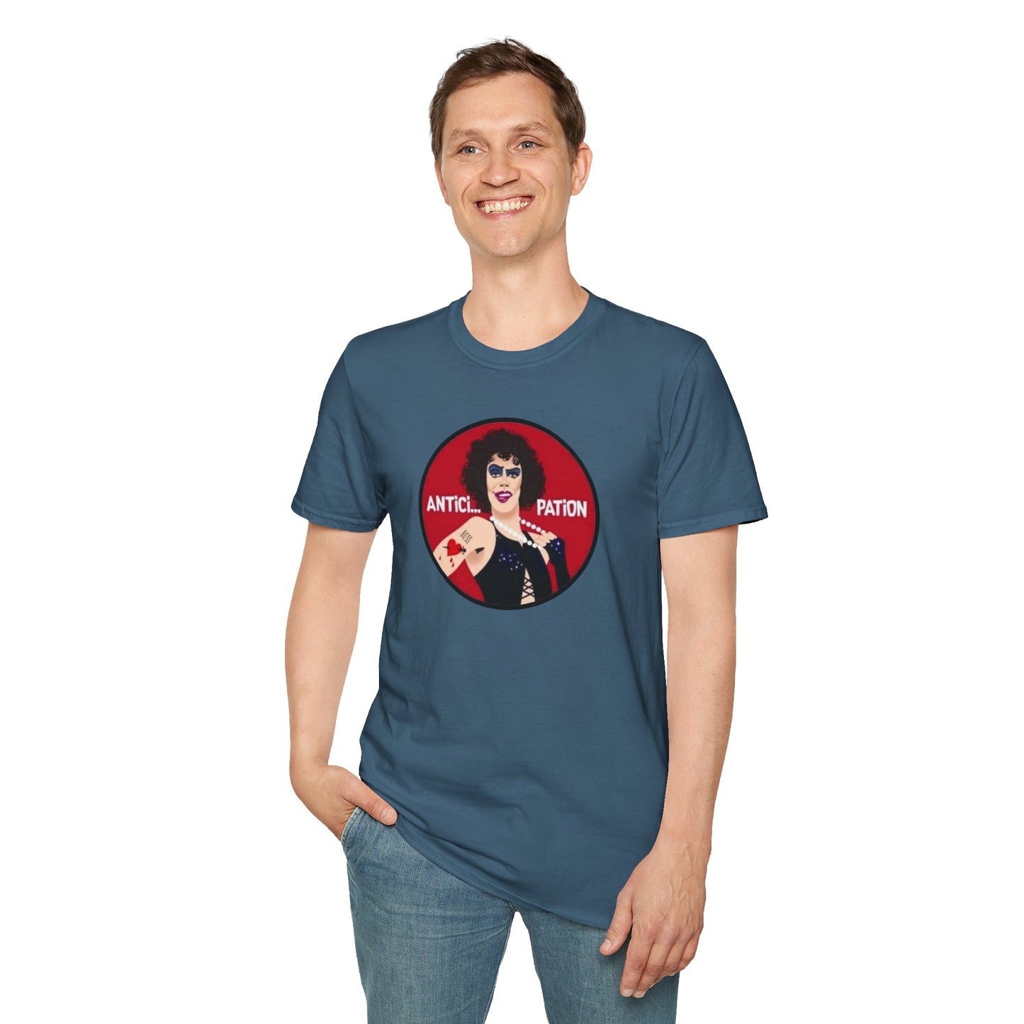 Dr Frank N Furter Anticipation Unisex Softstyle Tee