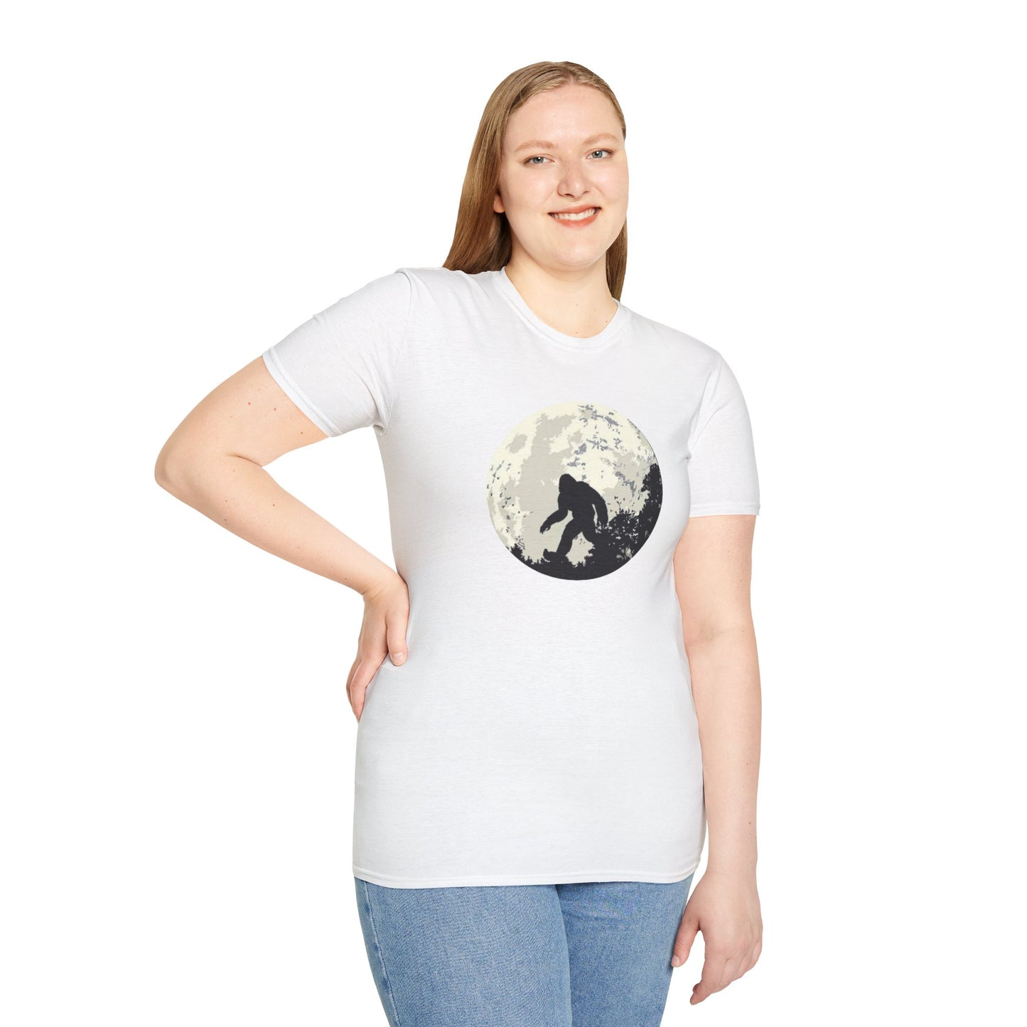 Full Moon Bigfoot Unisex Softstyle Tee
