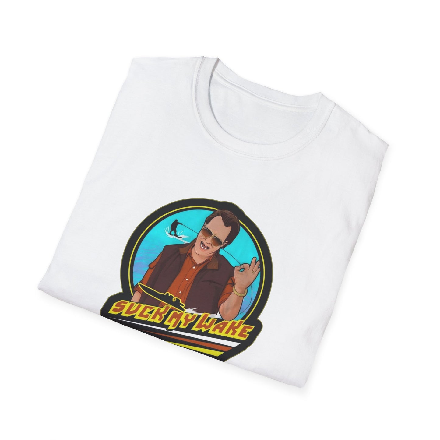 Suck My Wake Unisex Softstyle Tee