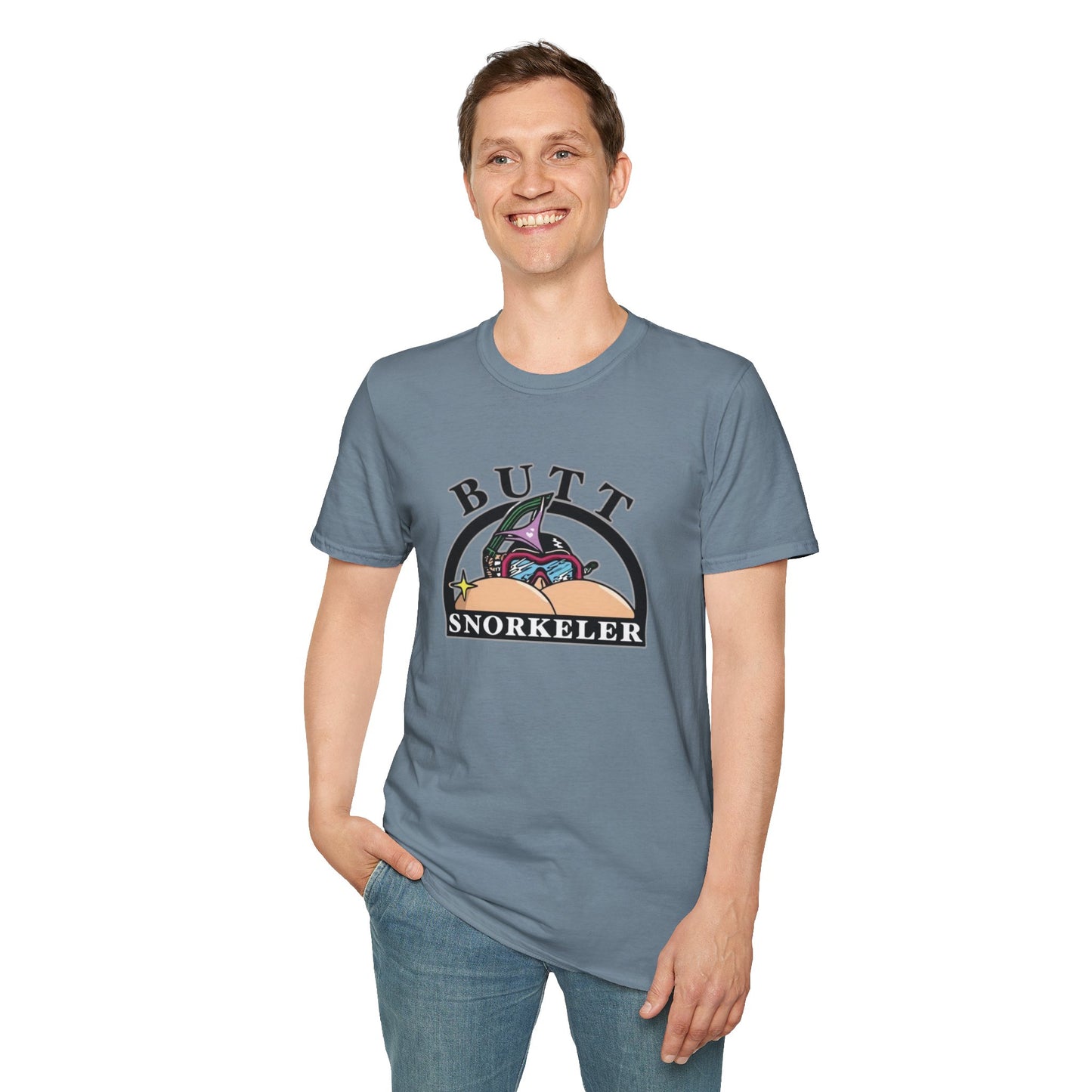 Butt Snorkeler Unisex Softstyle Tee