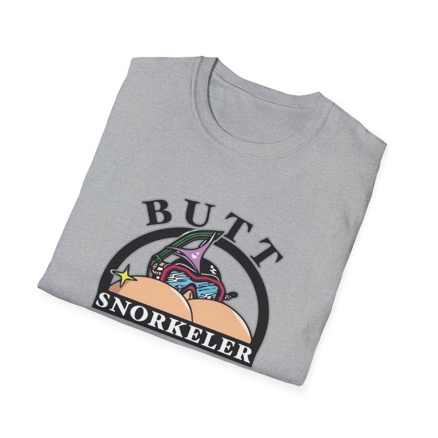 Butt Snorkeler Unisex Softstyle Tee