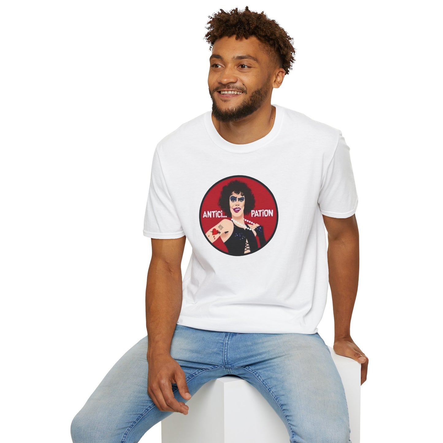 Dr Frank N Furter Anticipation Unisex Softstyle Tee