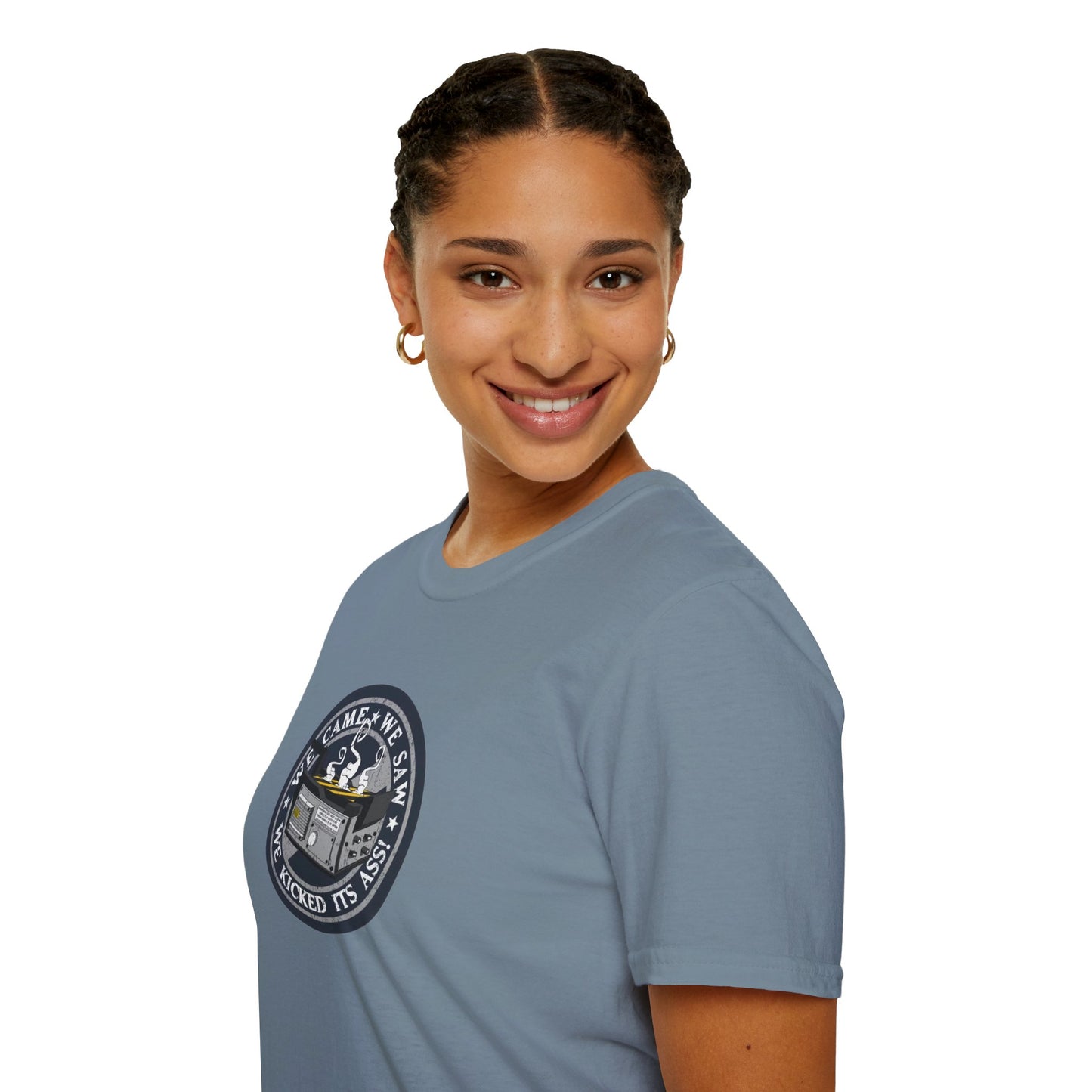 We Kicked It's Ass- Ghost Trap Unisex Softstyle Tee