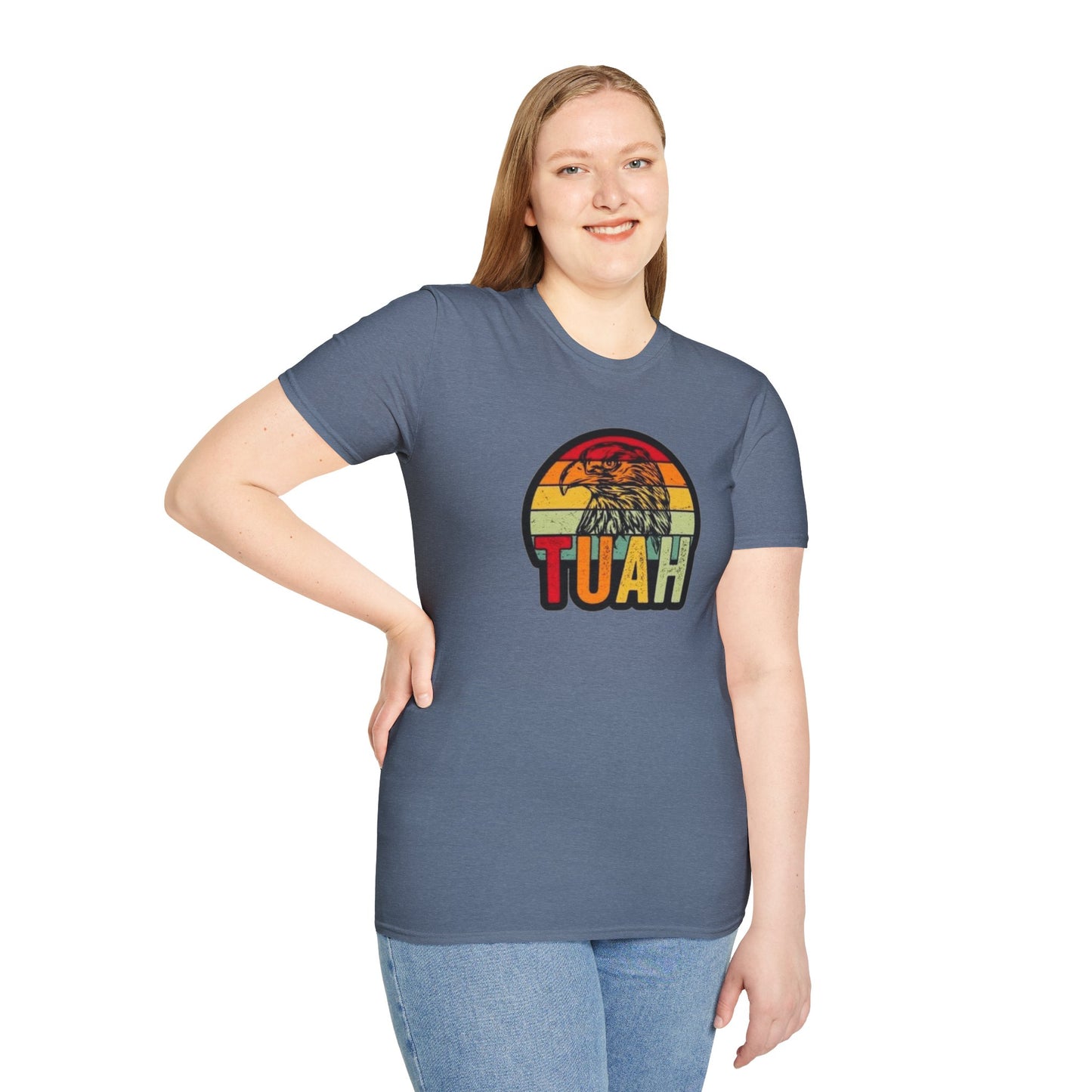 Hawk Tuah Unisex Softstyle Tee