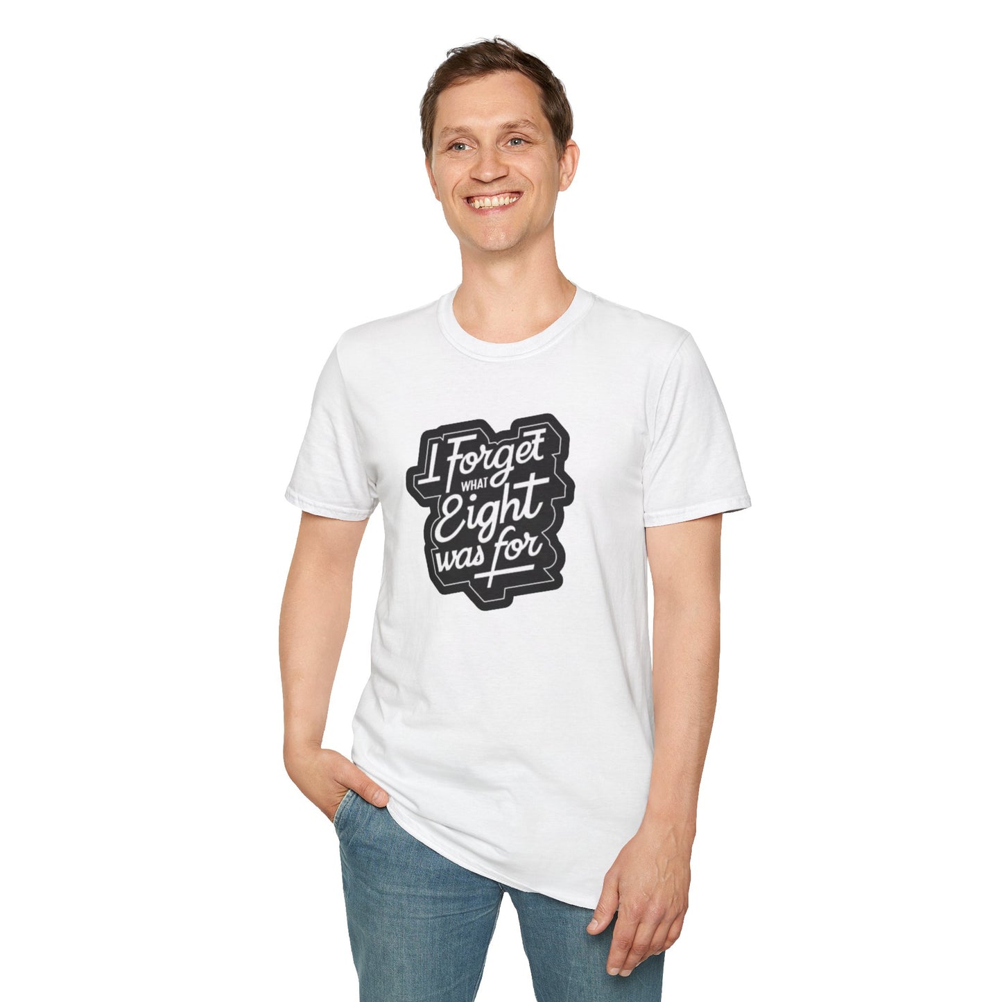 Eight? Unisex Softstyle Tee