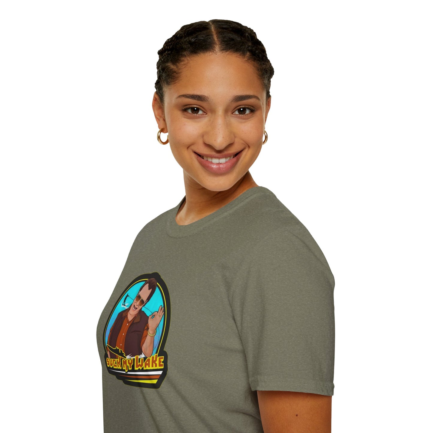 Suck My Wake Unisex Softstyle Tee