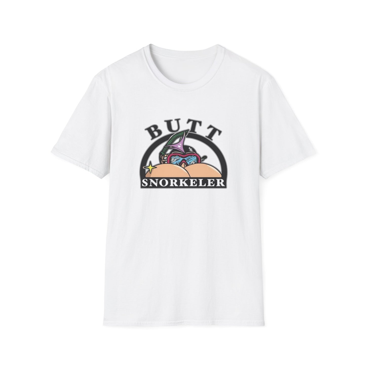 Butt Snorkeler Unisex Softstyle Tee