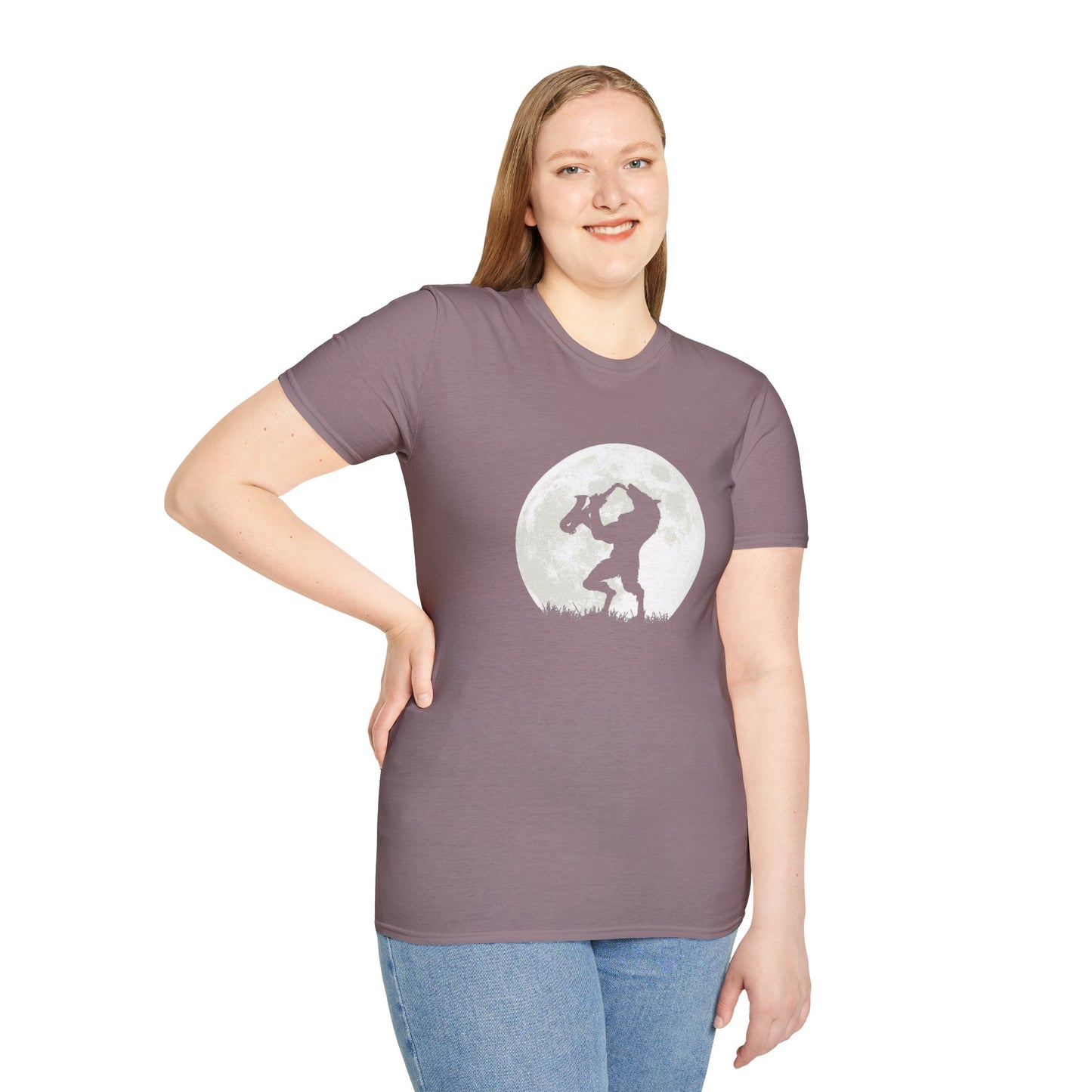 Saxy Jazz Werewolf Unisex Softstyle Tee