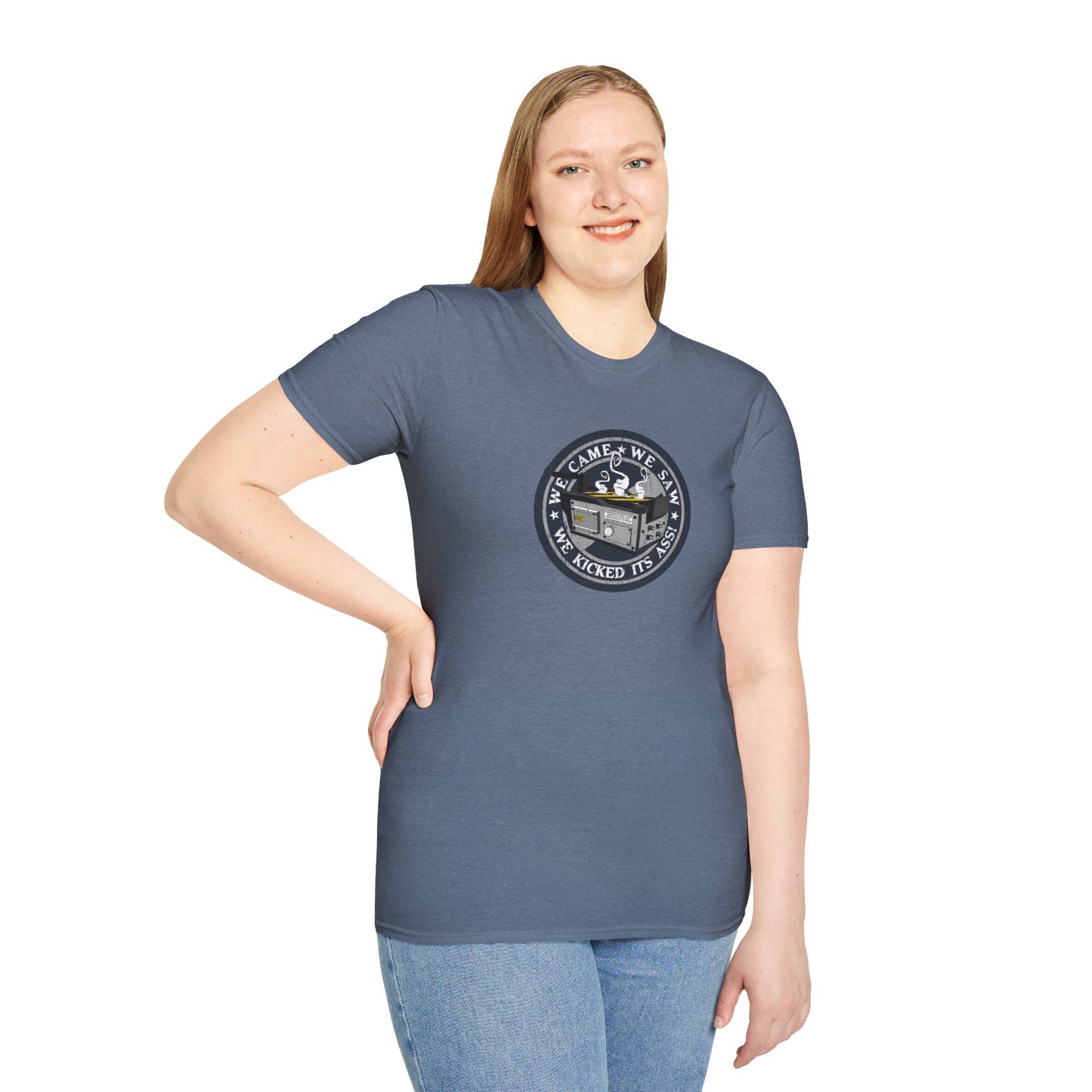 We Kicked It's Ass- Ghost Trap Unisex Softstyle Tee