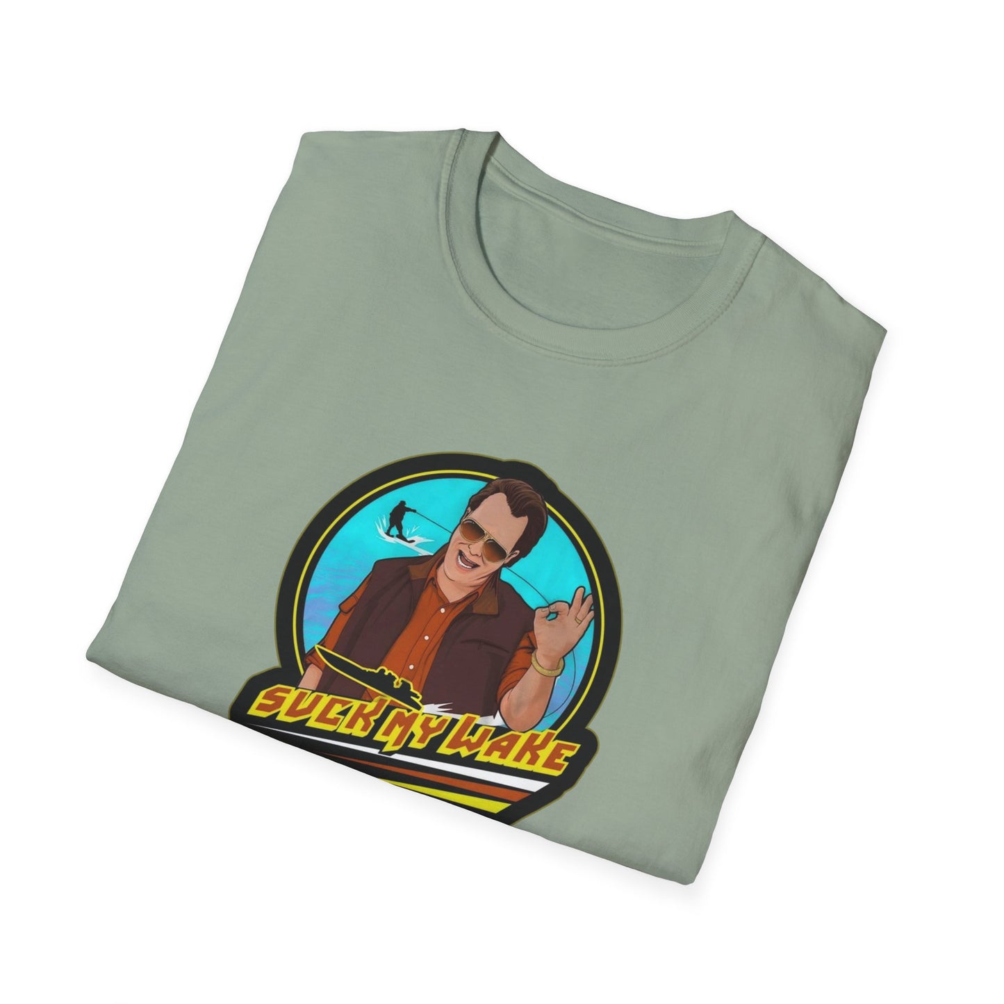 Suck My Wake Unisex Softstyle Tee