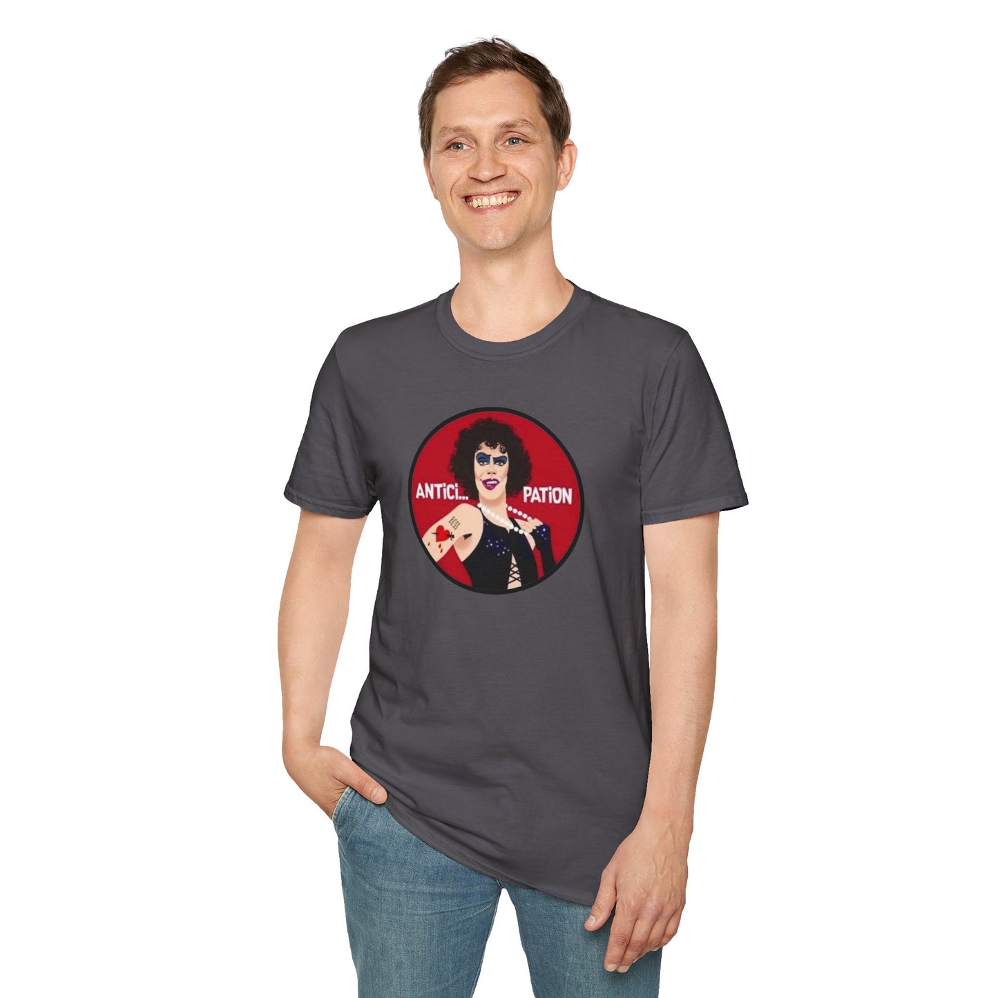 Dr Frank N Furter Anticipation Unisex Softstyle Tee